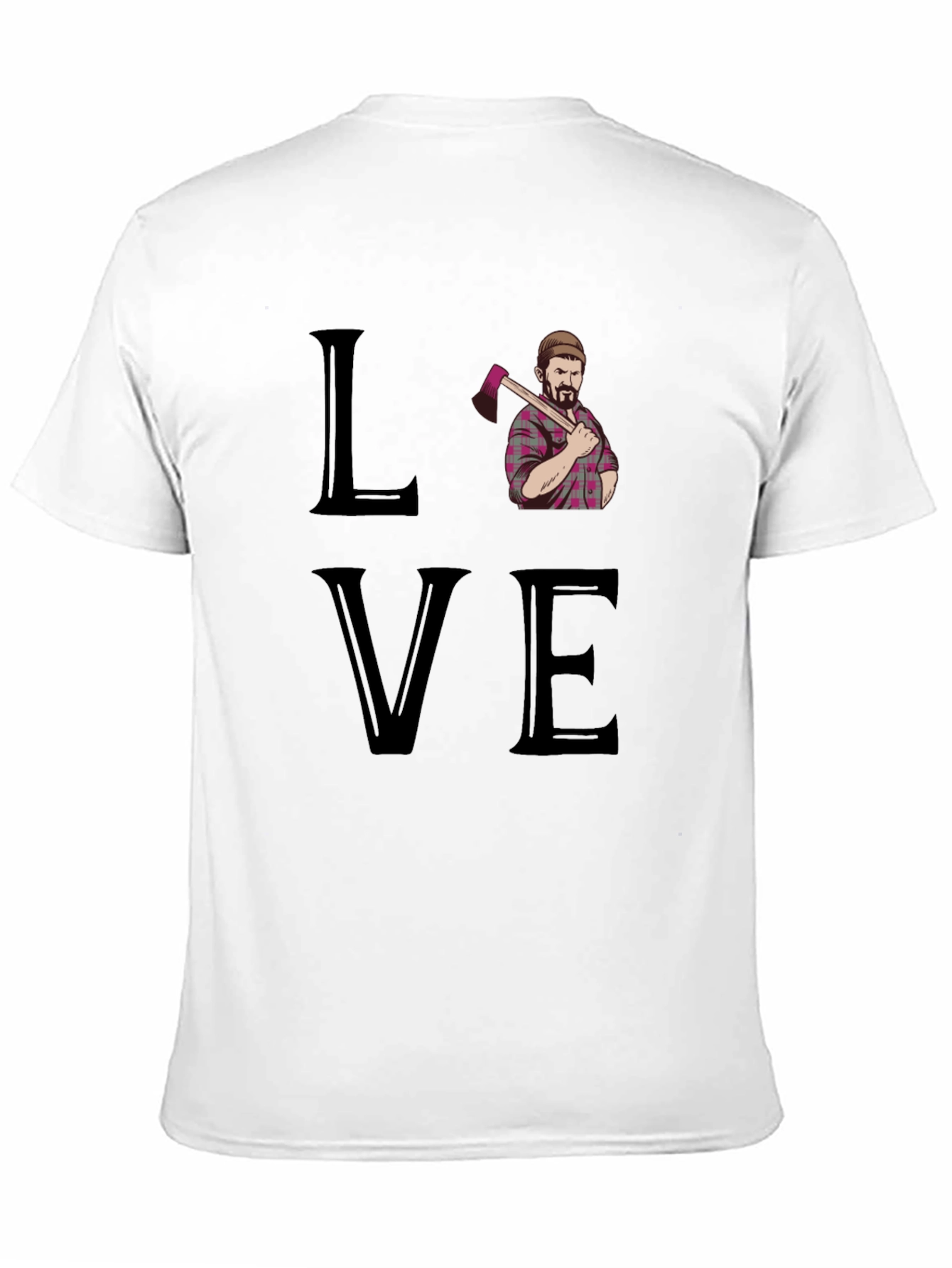 Love Lumberjack Black T-Shirt