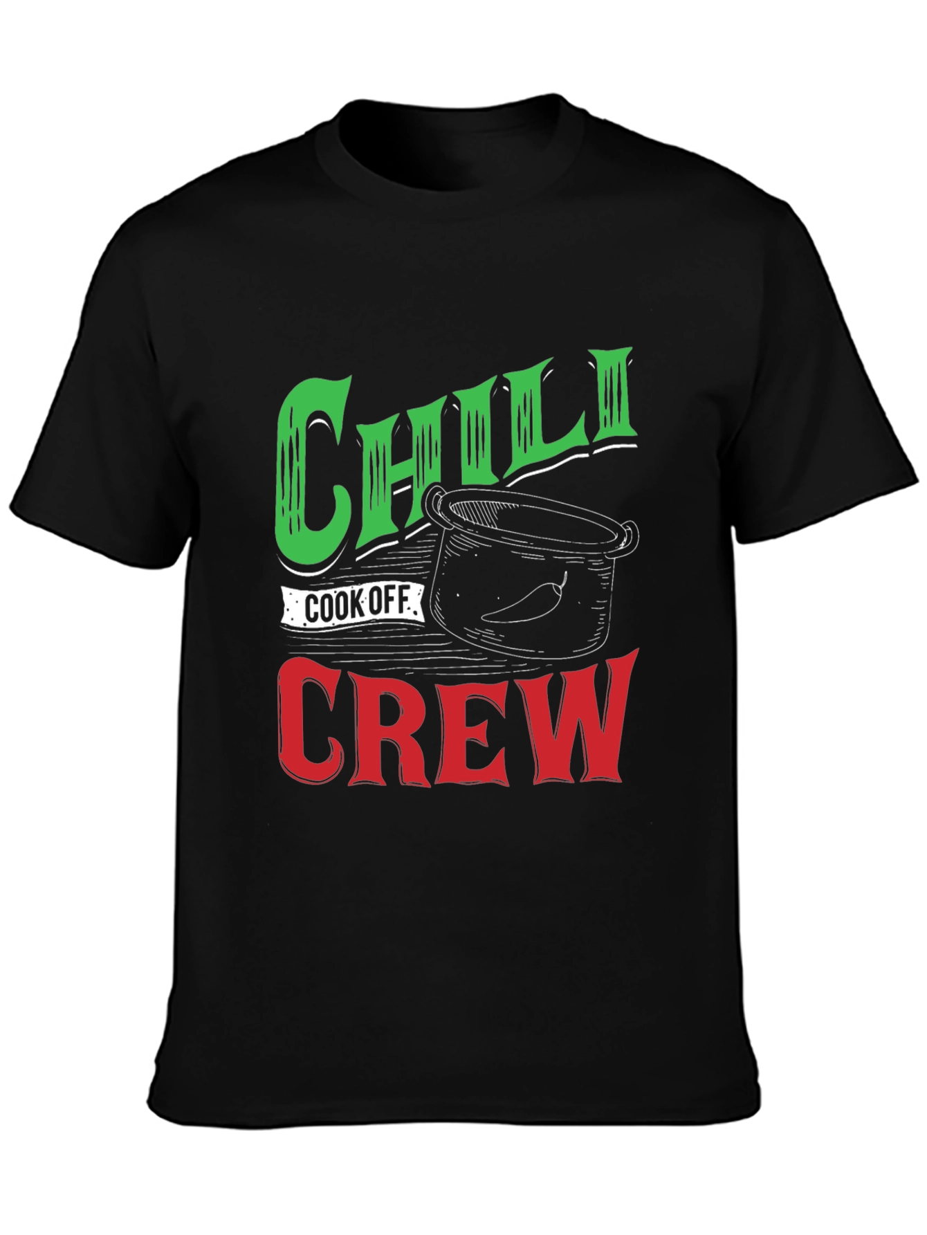 Chili Cook-Off Crew T-Shirt - Black