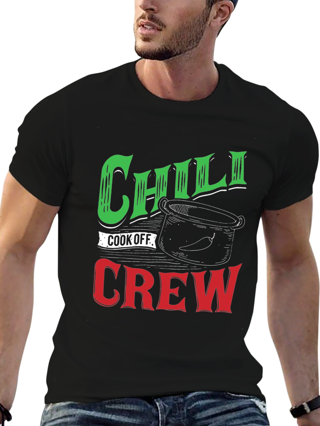 Chili Cook-Off Crew T-Shirt - Black