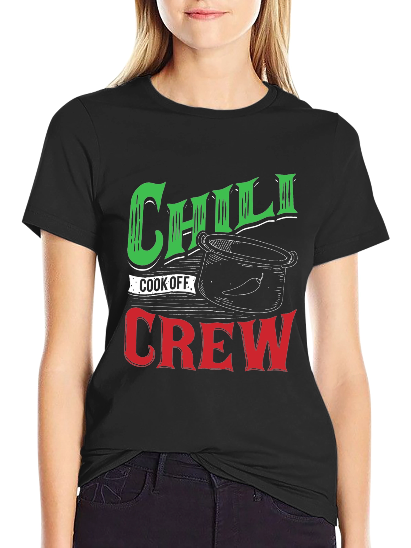 Chili Cook-Off Crew T-Shirt - Black