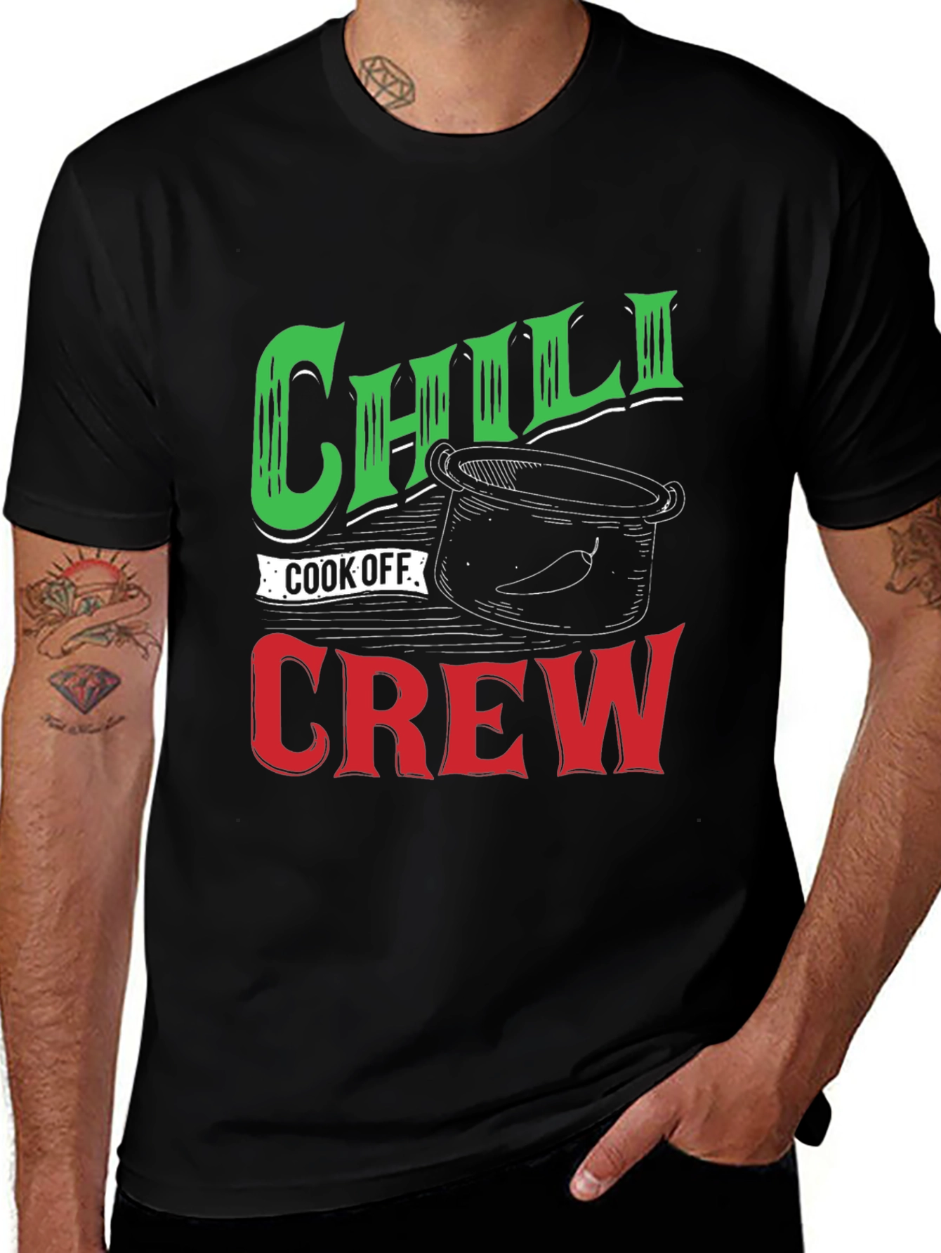 Chili Cook-Off Crew T-Shirt - Black