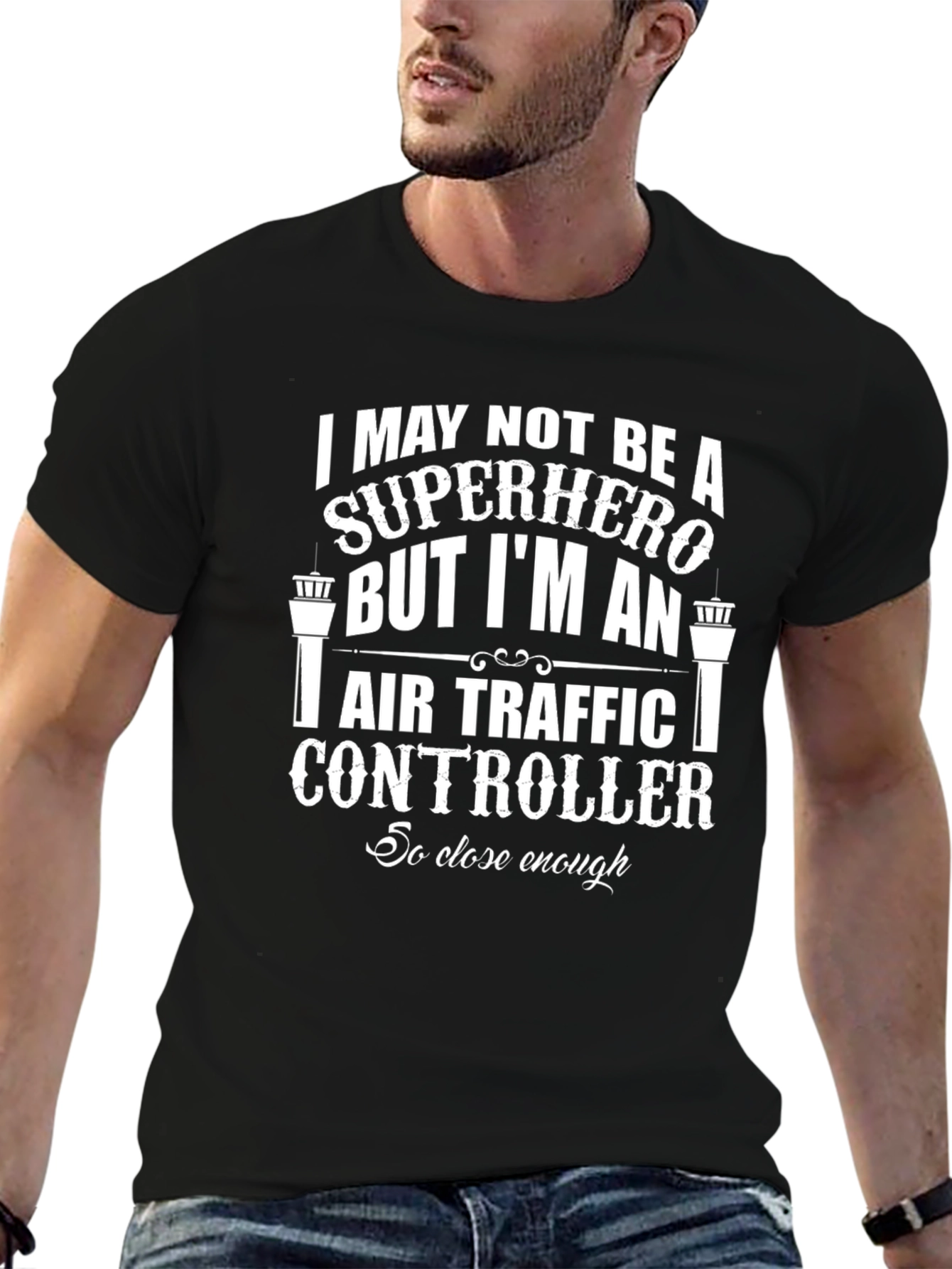 Air Traffic Controller T-Shirt - Not a Superhero Gift