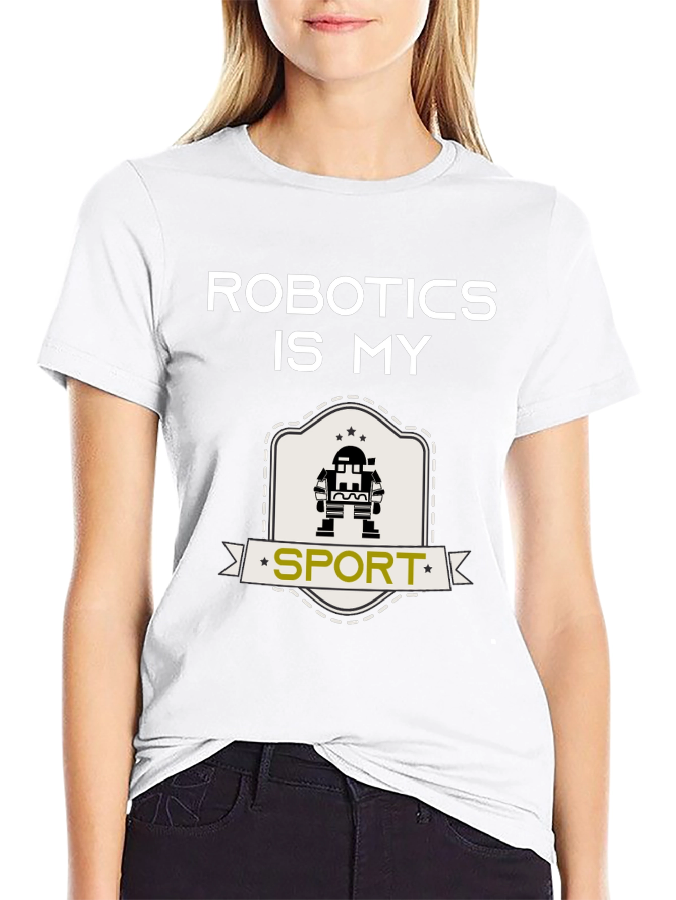 Robotics is My Sport T-Shirt - Black