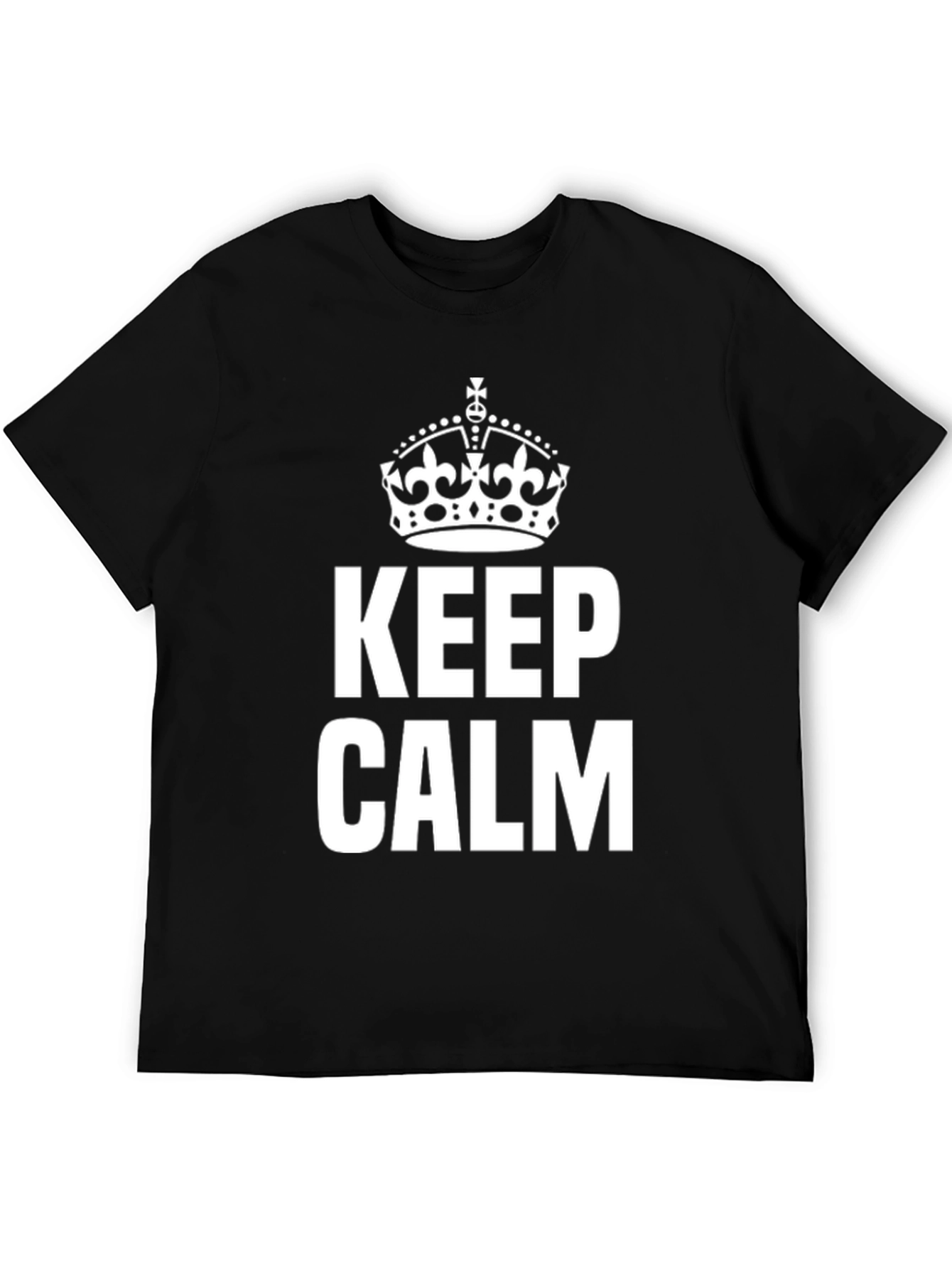 Keep Calm Crown Graphic T-Shirt