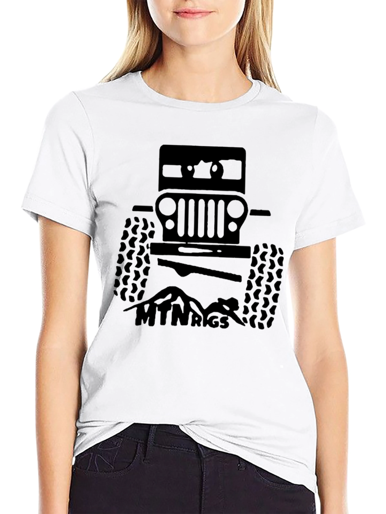 MTN Rigs Off-Road T-Shirt - Black Jeep Design