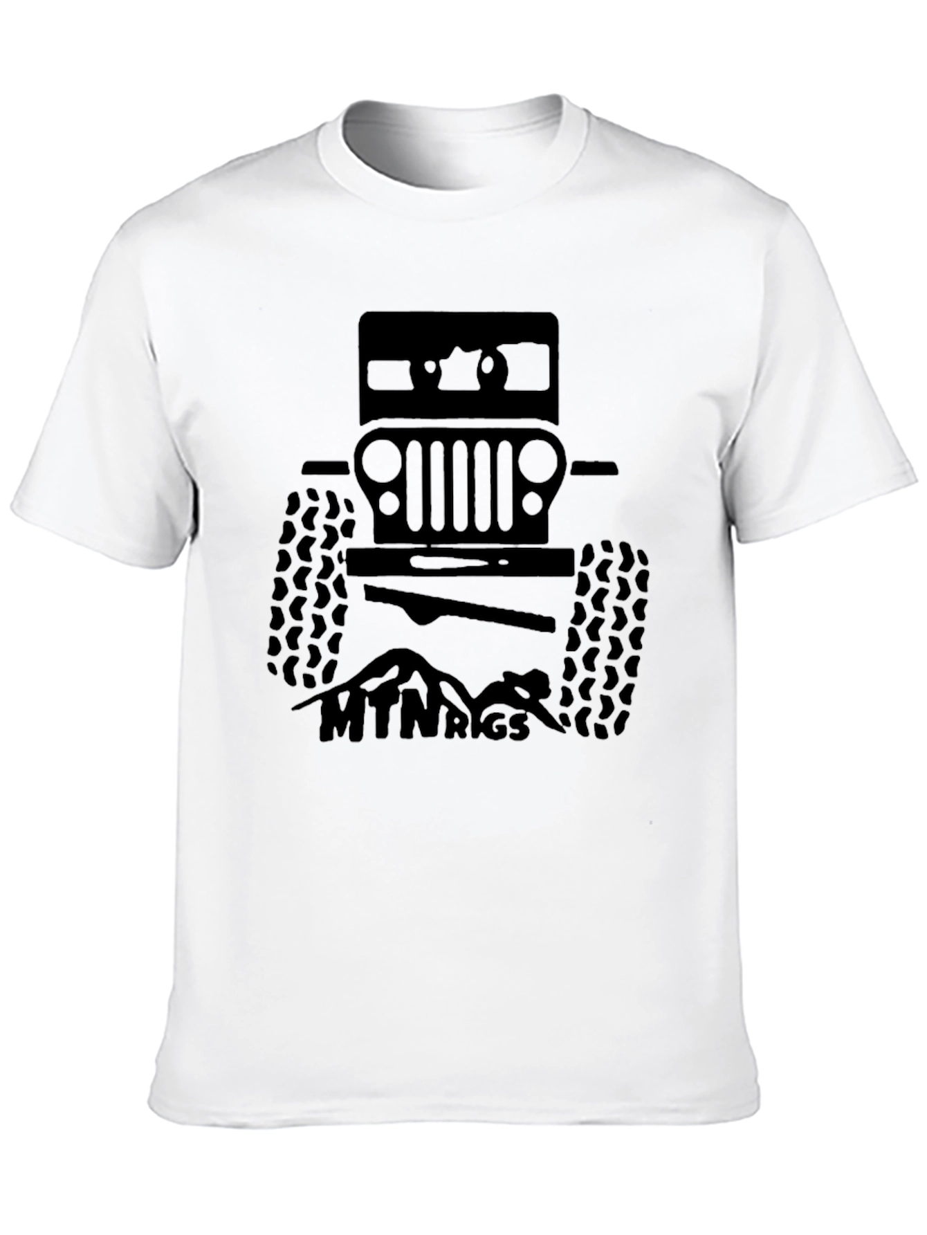 MTN Rigs Off-Road T-Shirt - Black Jeep Design