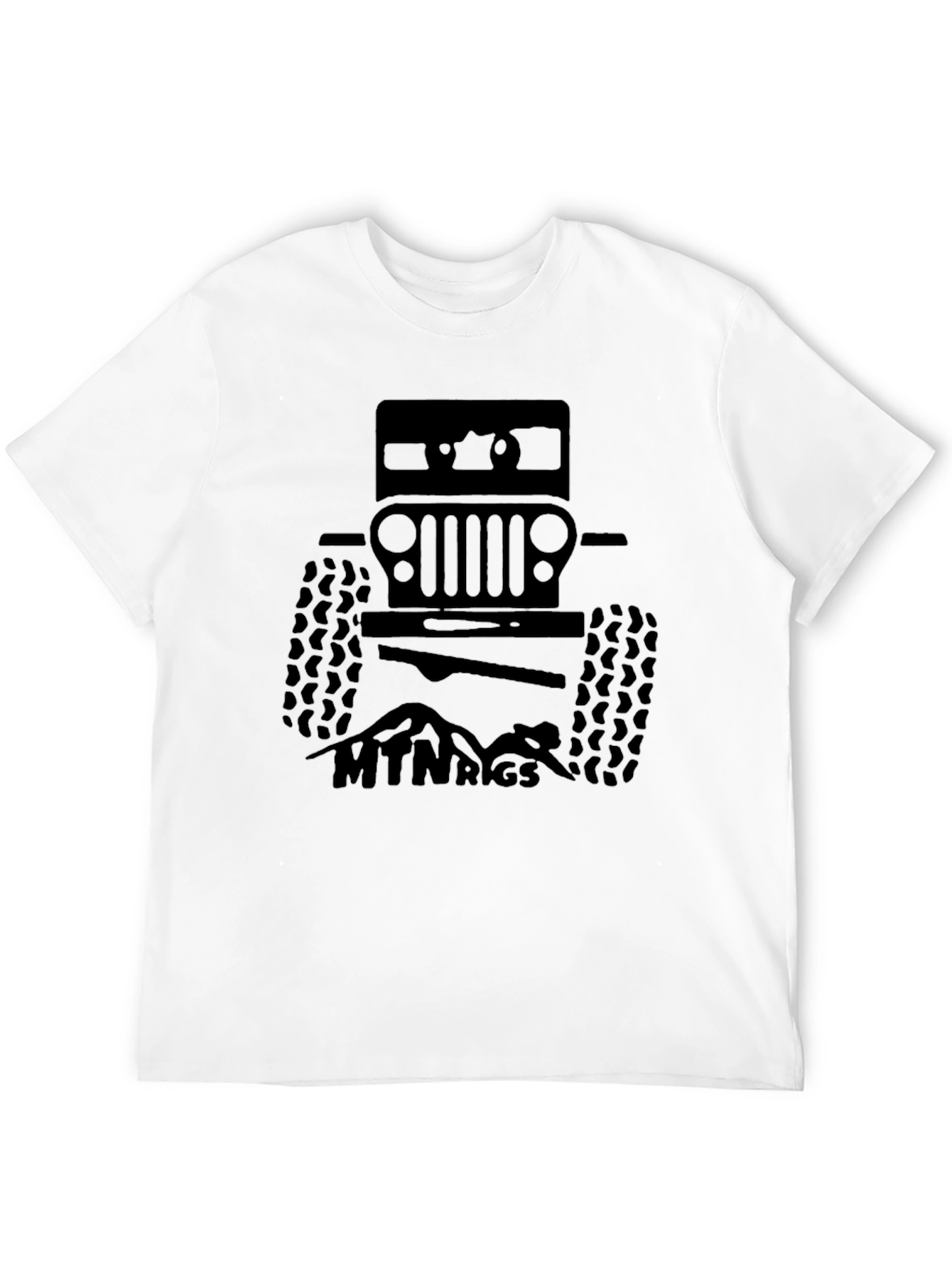 MTN Rigs Off-Road T-Shirt - Black Jeep Design