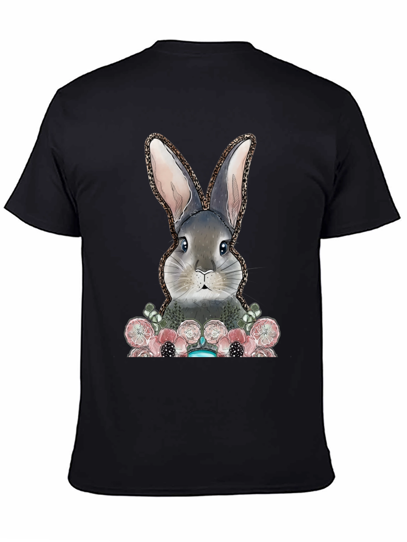 Bunny & Floral Graphic Tee