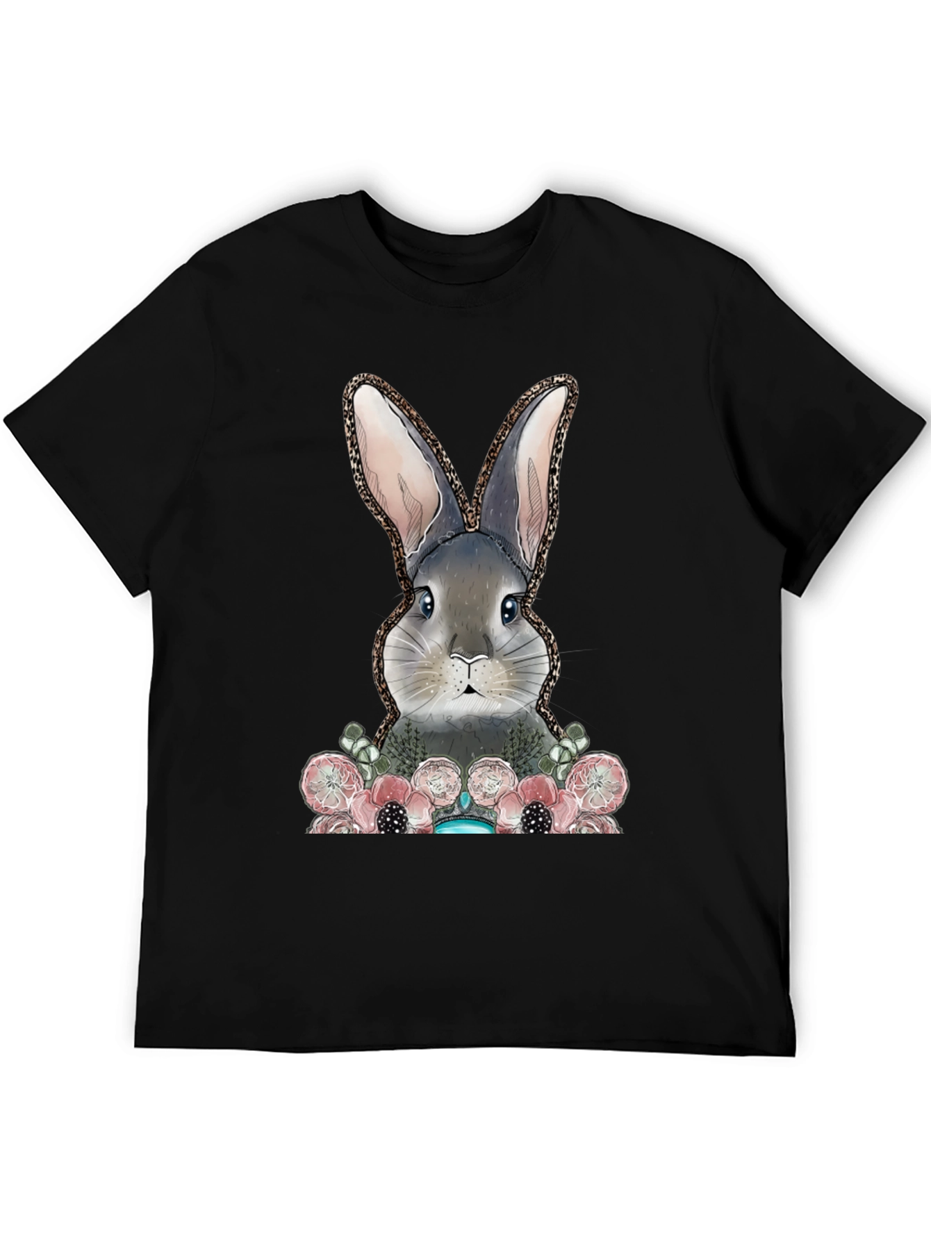 Bunny & Floral Graphic Tee