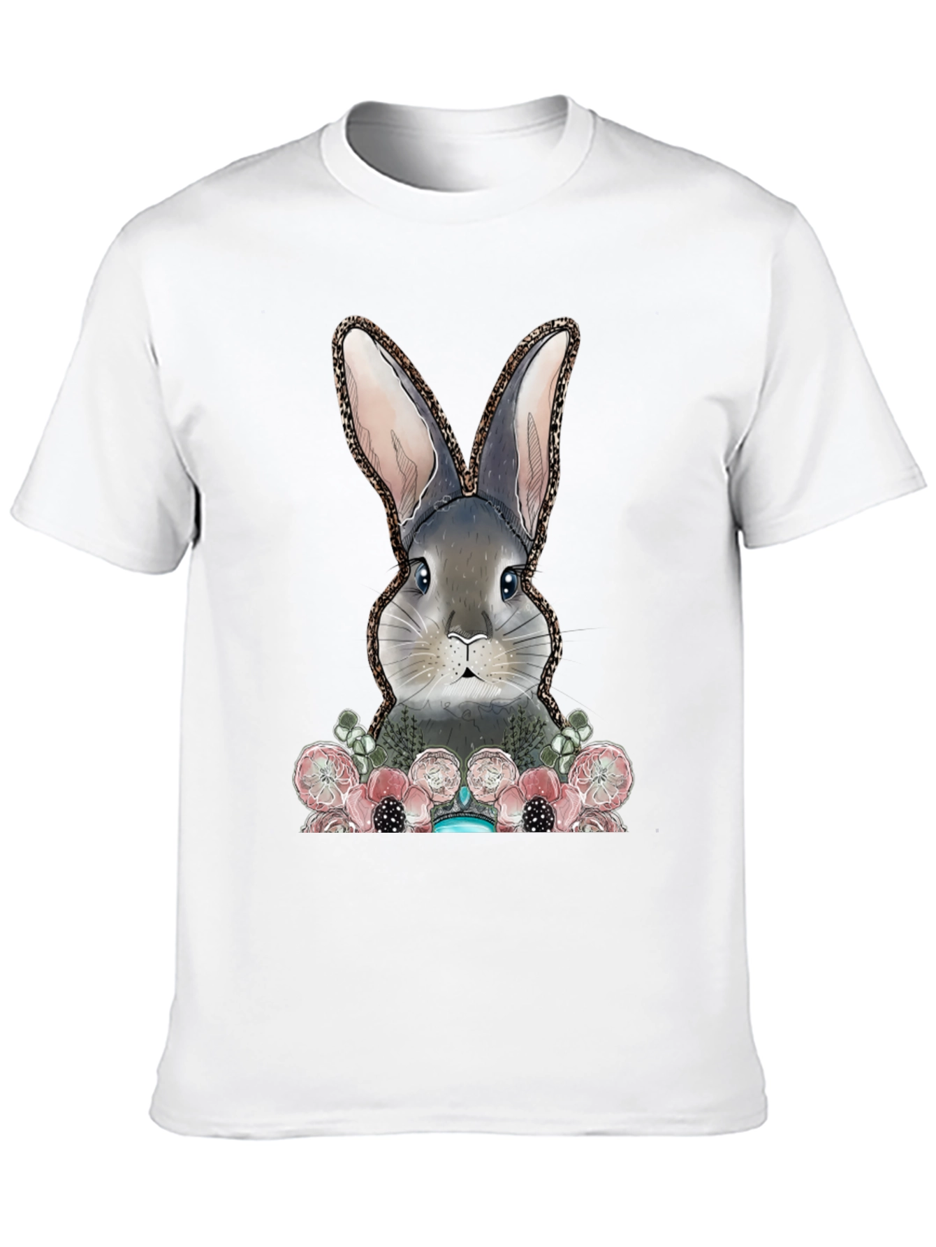 Bunny & Floral Graphic Tee
