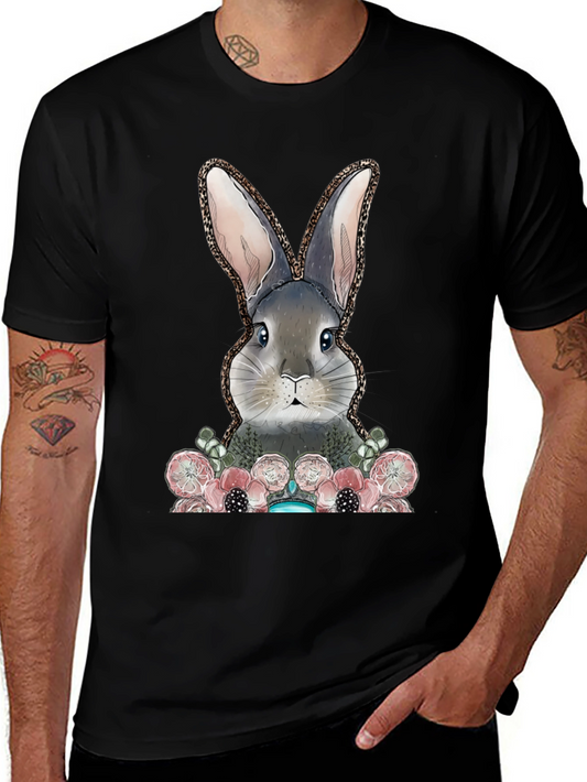 Bunny & Floral Graphic Tee