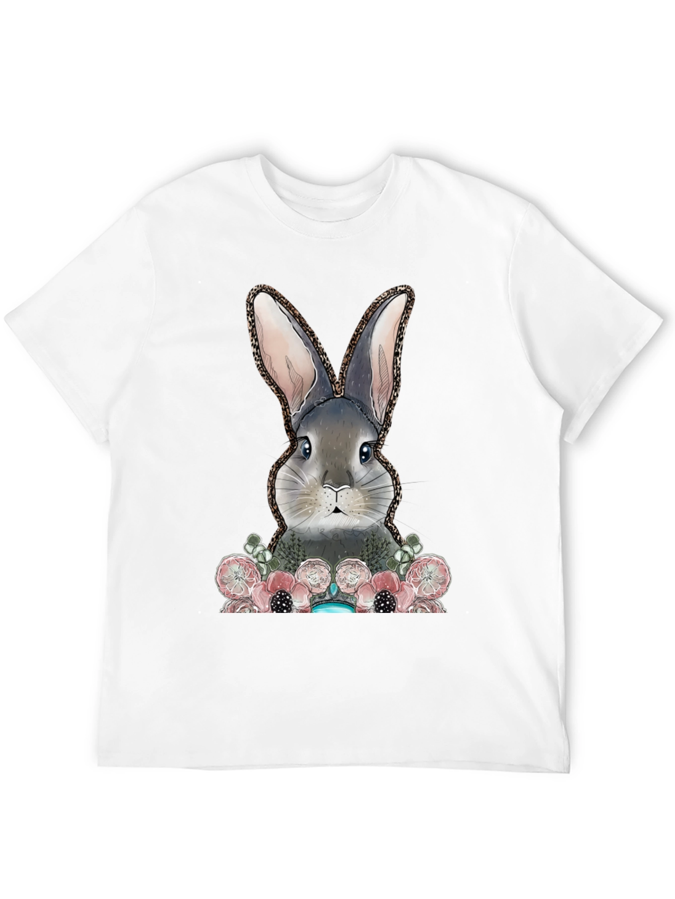 Bunny & Floral Graphic Tee
