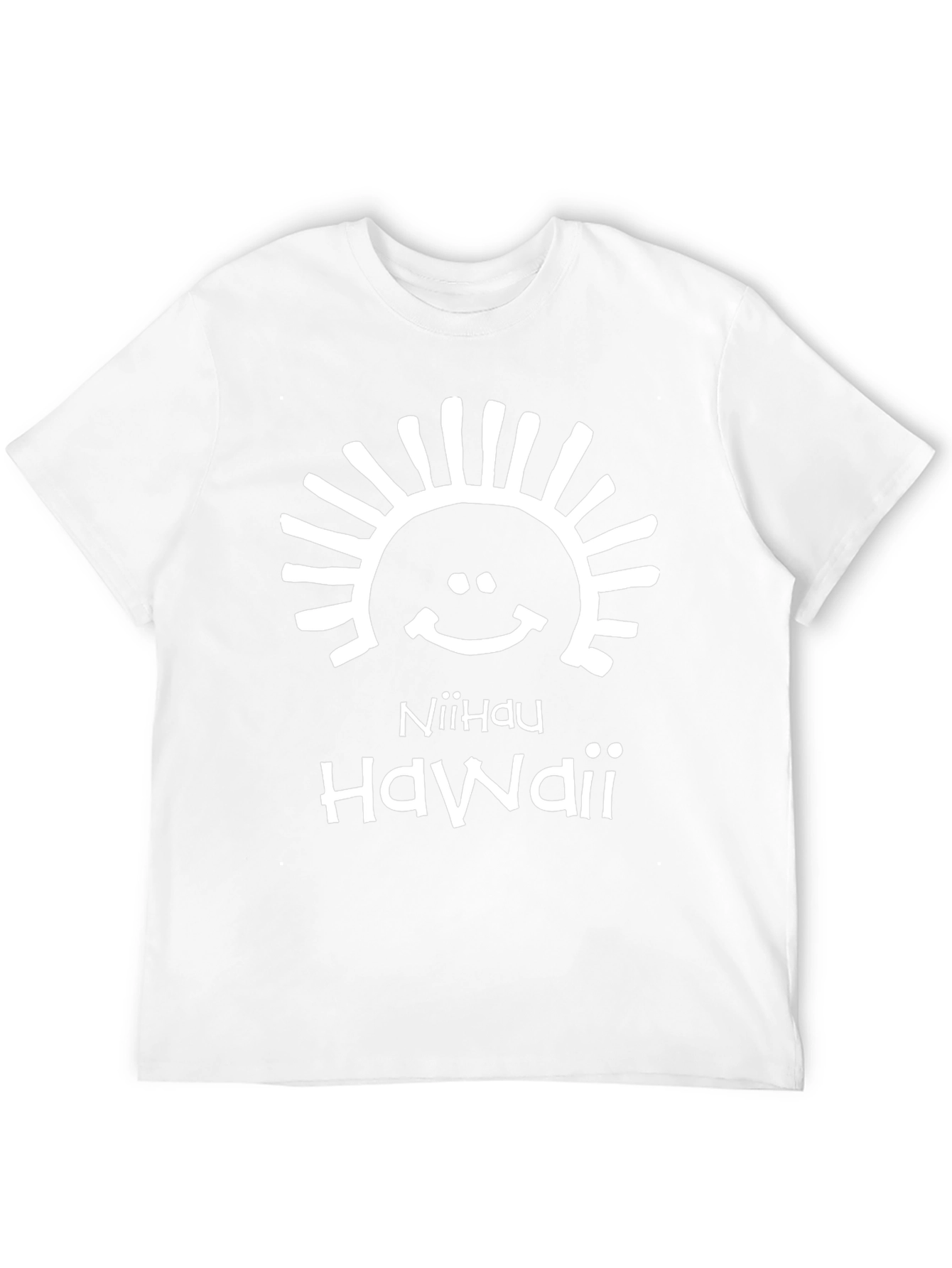 Niihau Hawaii Black Graphic T-Shirt