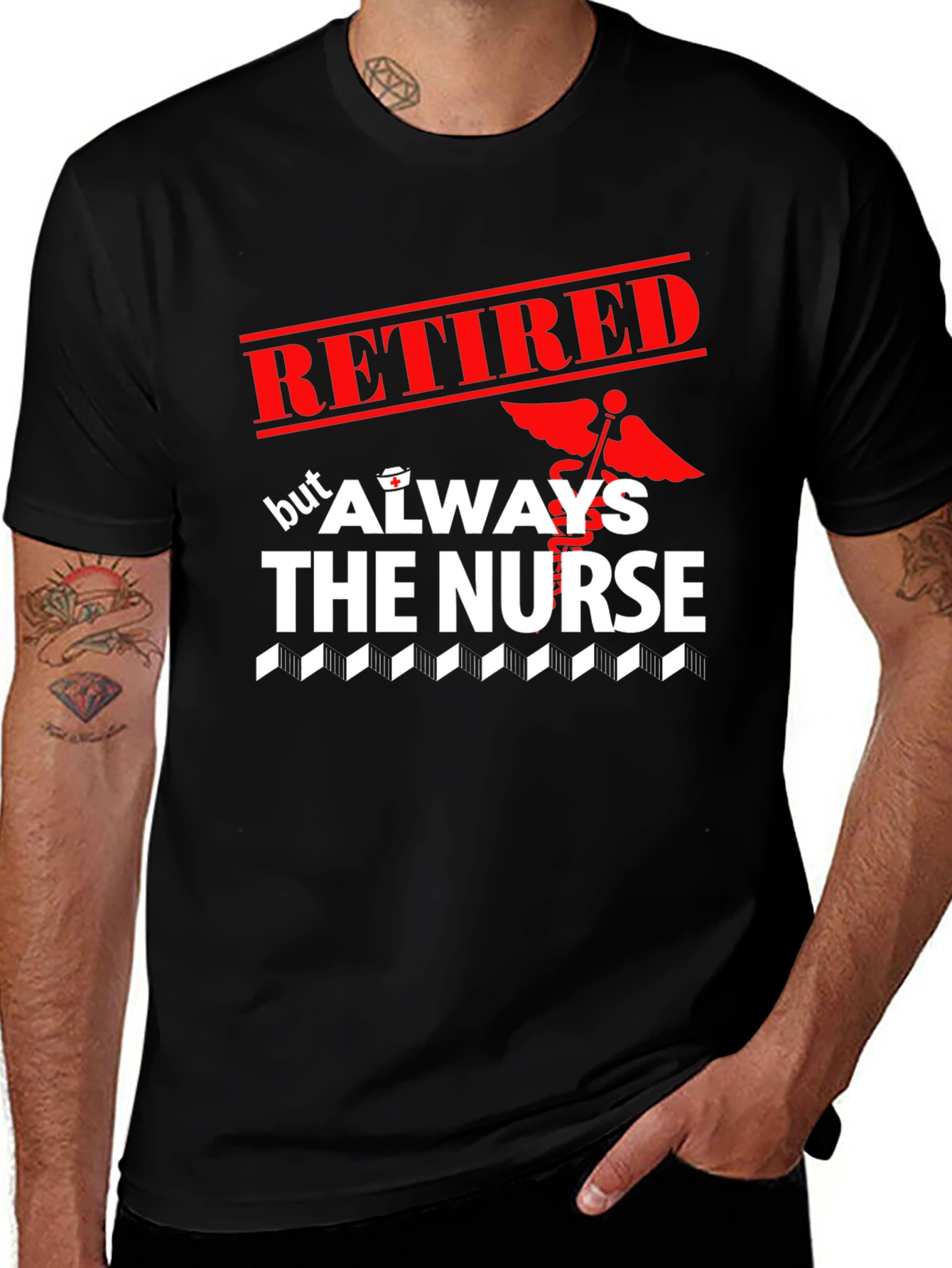 Retired Nurse T-Shirt - Always The Nurse