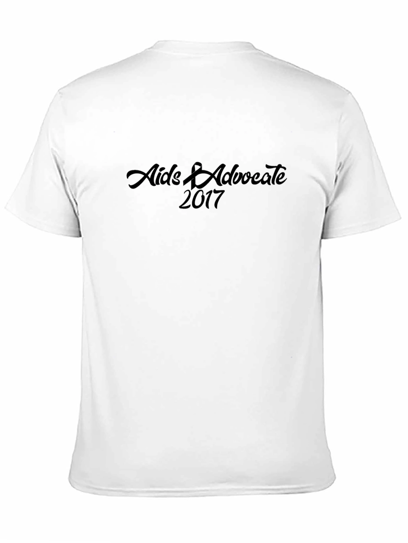 AIDS Advocate 2017 Black T-Shirt