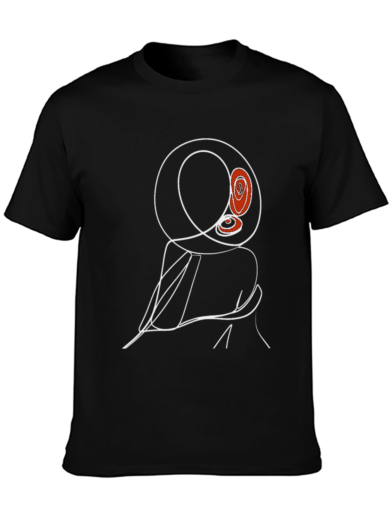 Abstract Line Art T-Shirt - Modern Graphic Tee