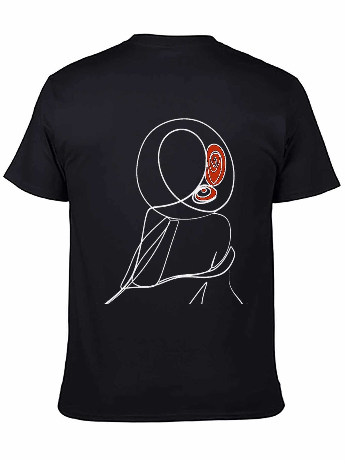 Abstract Line Art T-Shirt - Modern Graphic Tee