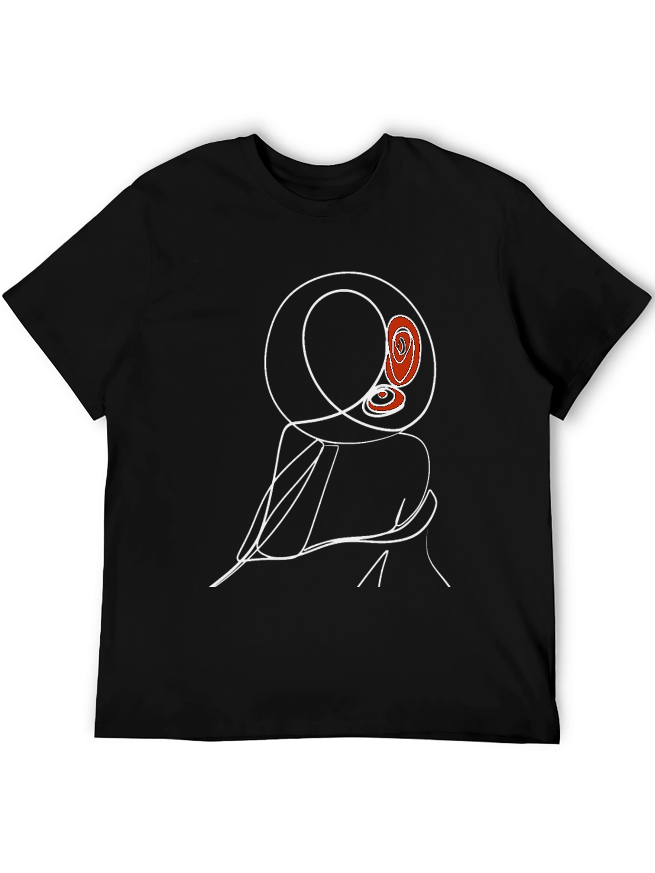 Abstract Line Art T-Shirt - Modern Graphic Tee