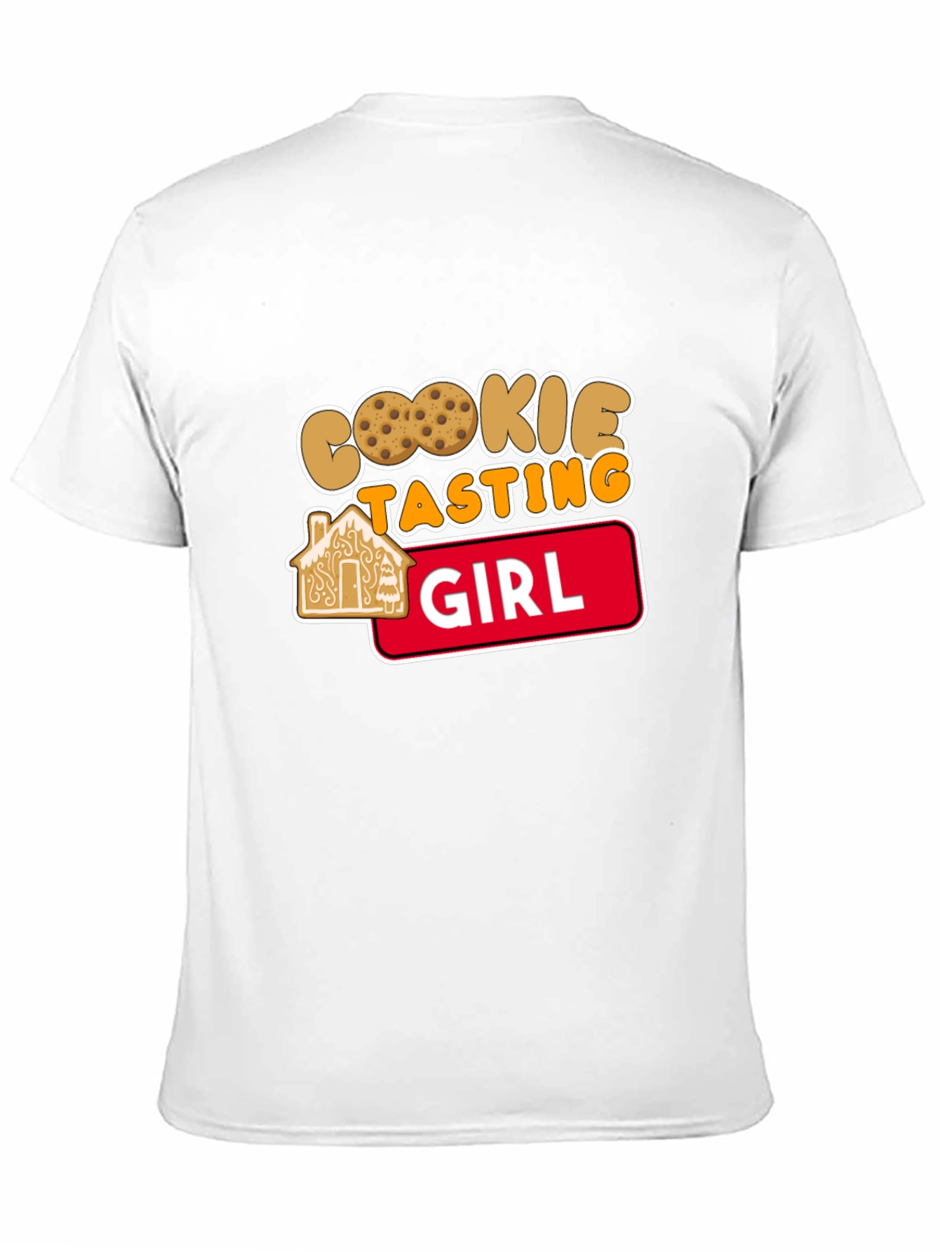 Cookie Tasting Girl T-Shirt - Cute Holiday Tee