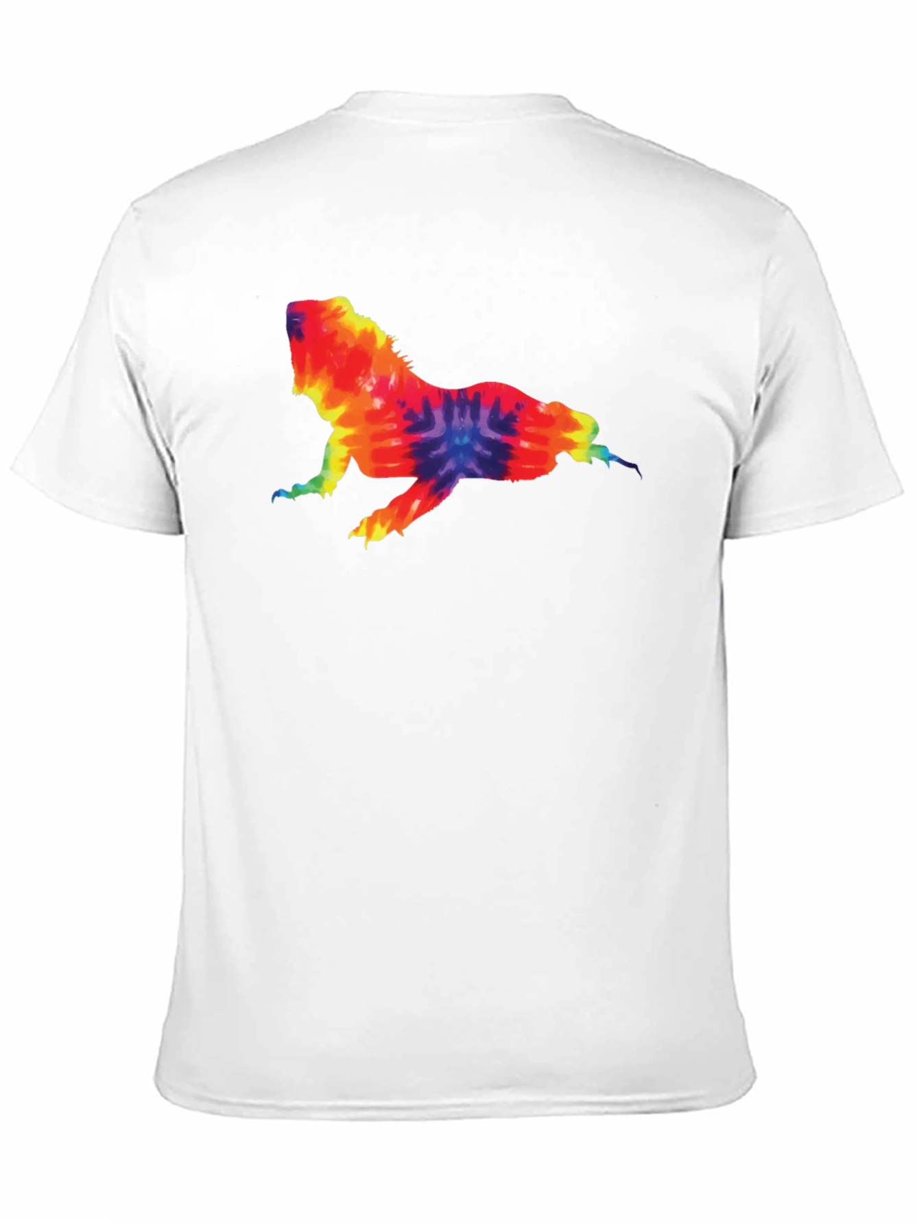 Tie Dye Lizard Graphic Tee - Cool & Casual