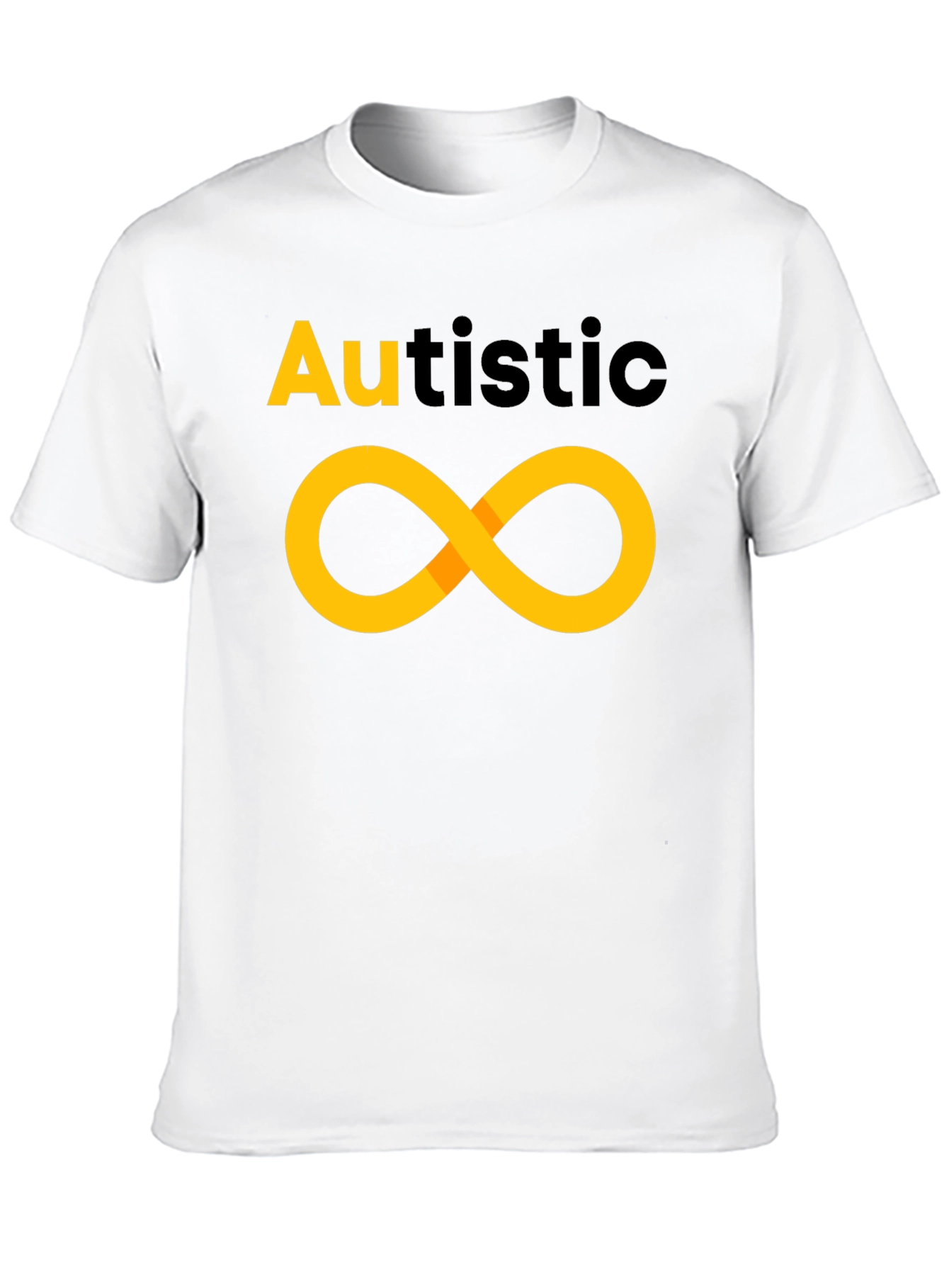 Autistic Infinity Symbol T-Shirt - Black