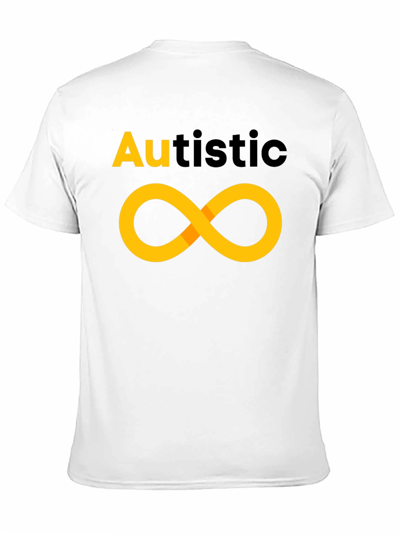 Autistic Infinity Symbol T-Shirt - Black