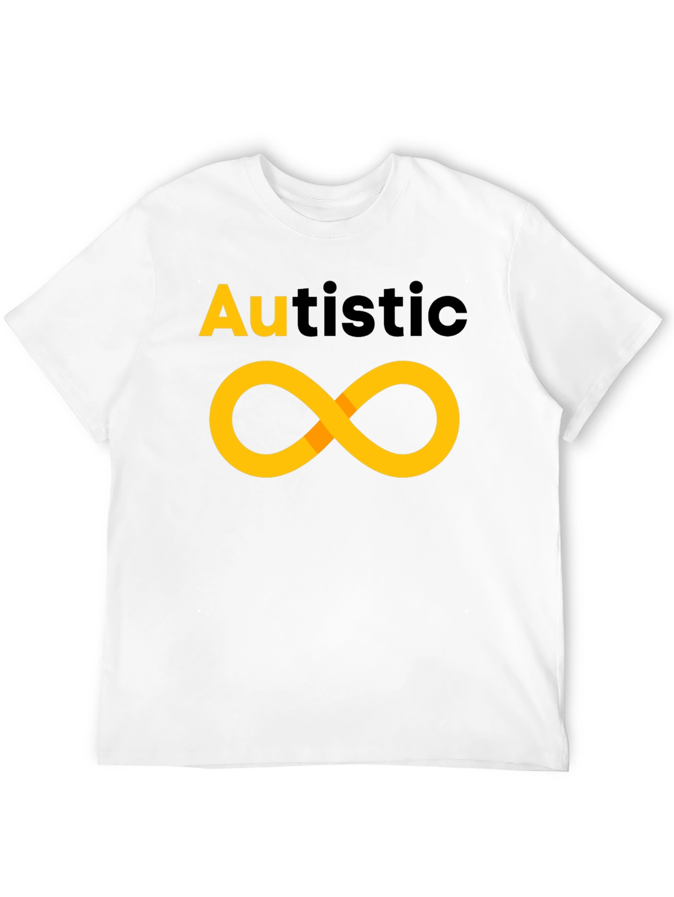 Autistic Infinity Symbol T-Shirt - Black