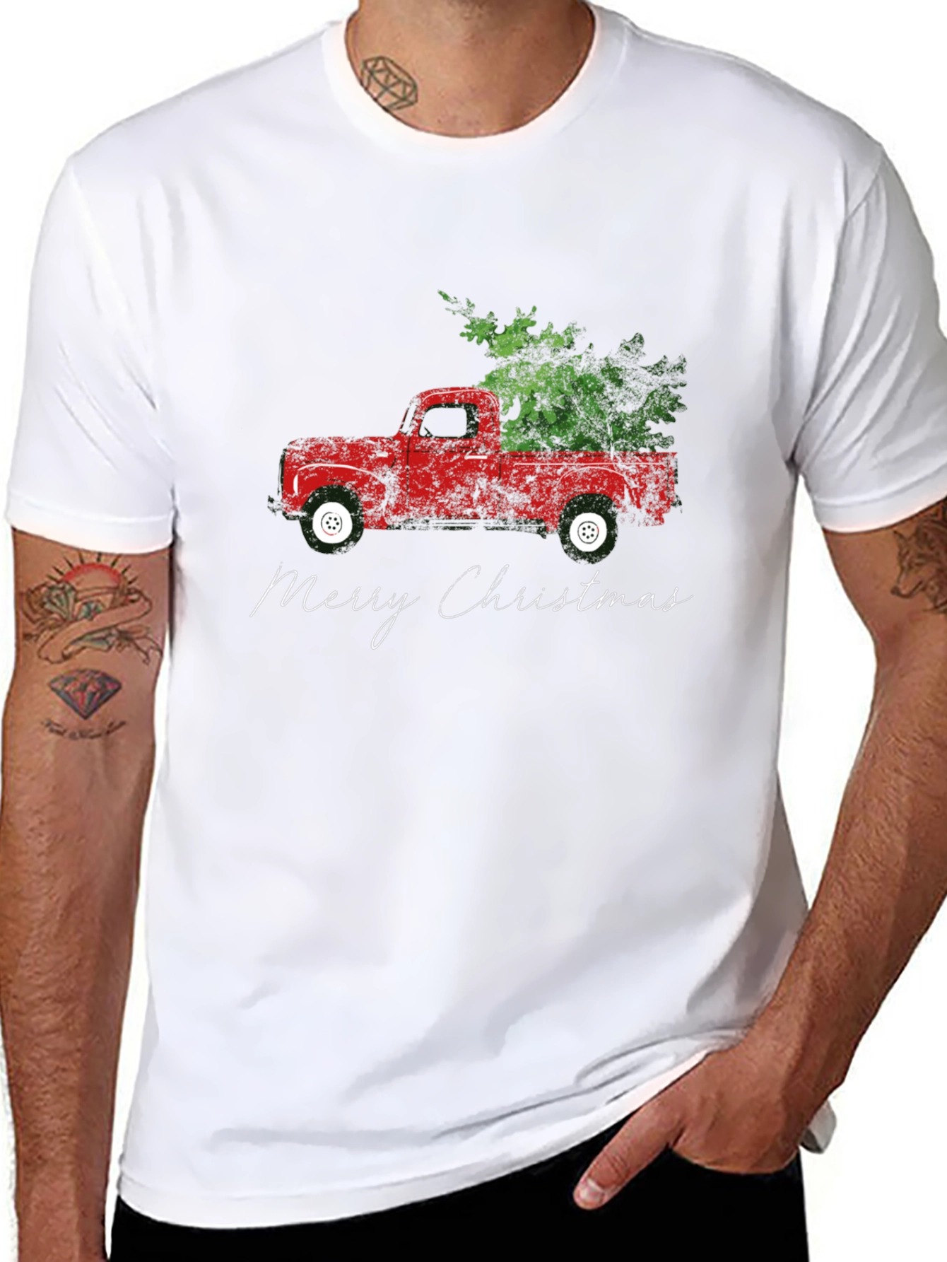Merry Christmas Truck T-Shirt