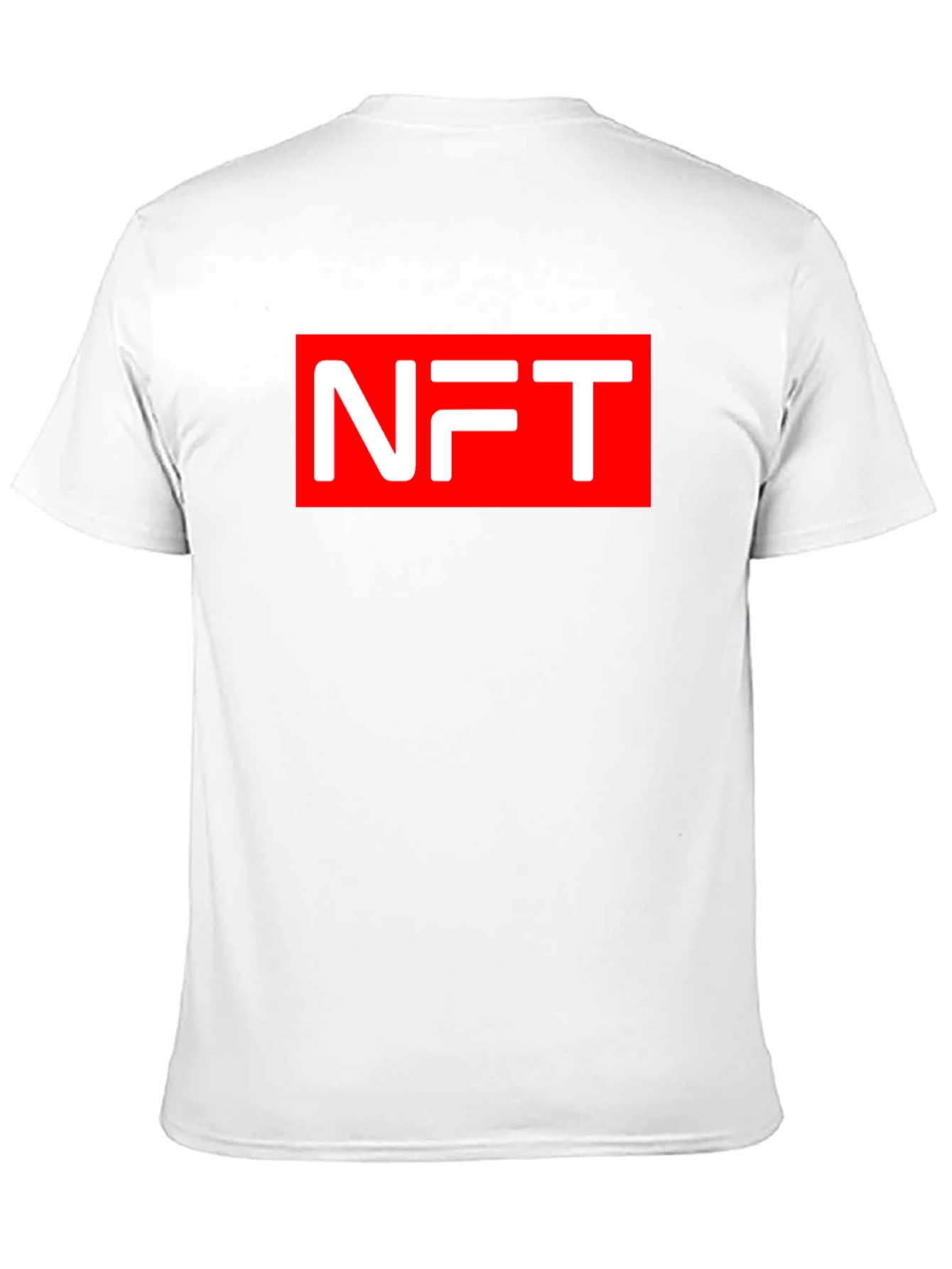 NFT Graphic Tee - Black Cotton Blend T-Shirt