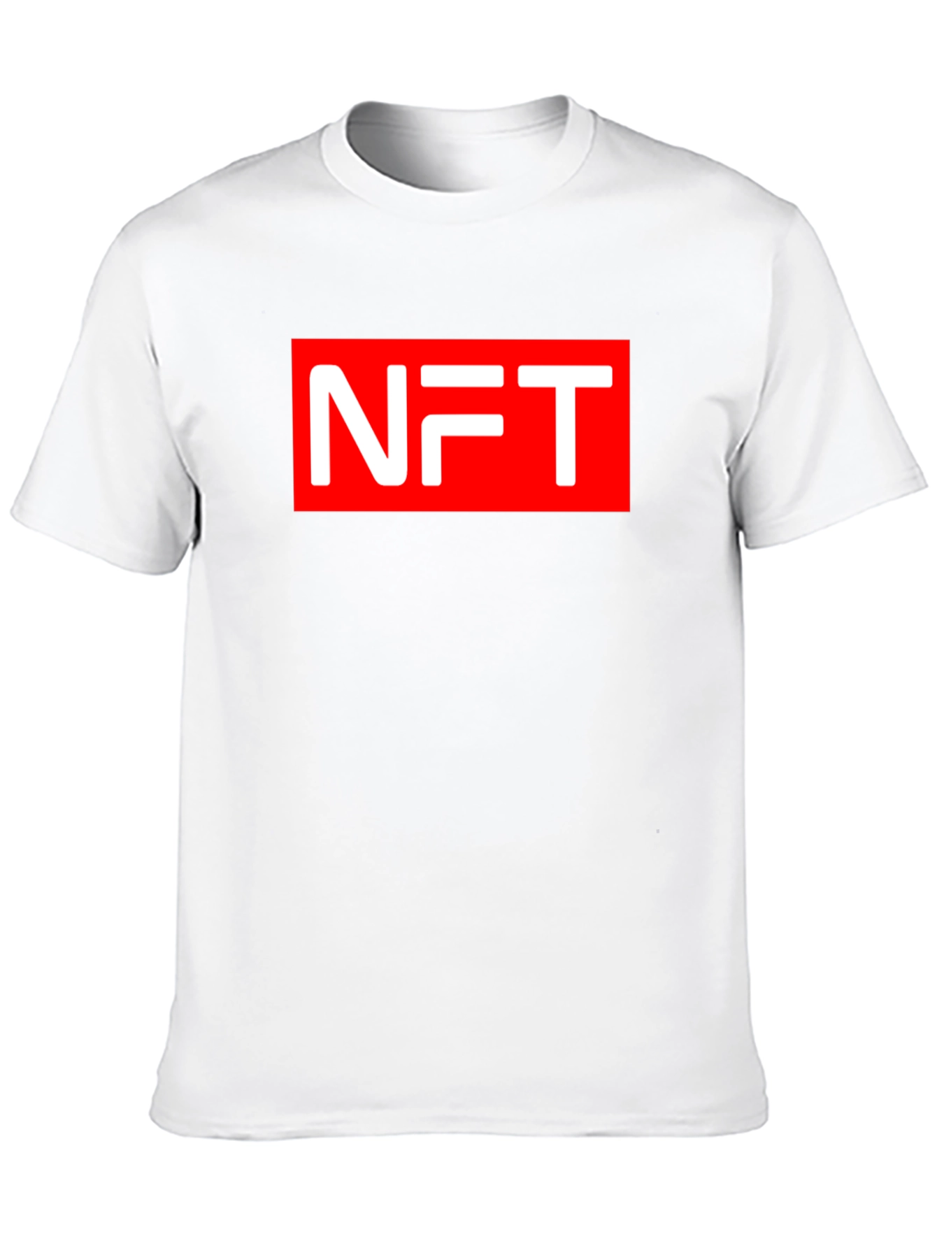 NFT Graphic Tee - Black Cotton Blend T-Shirt