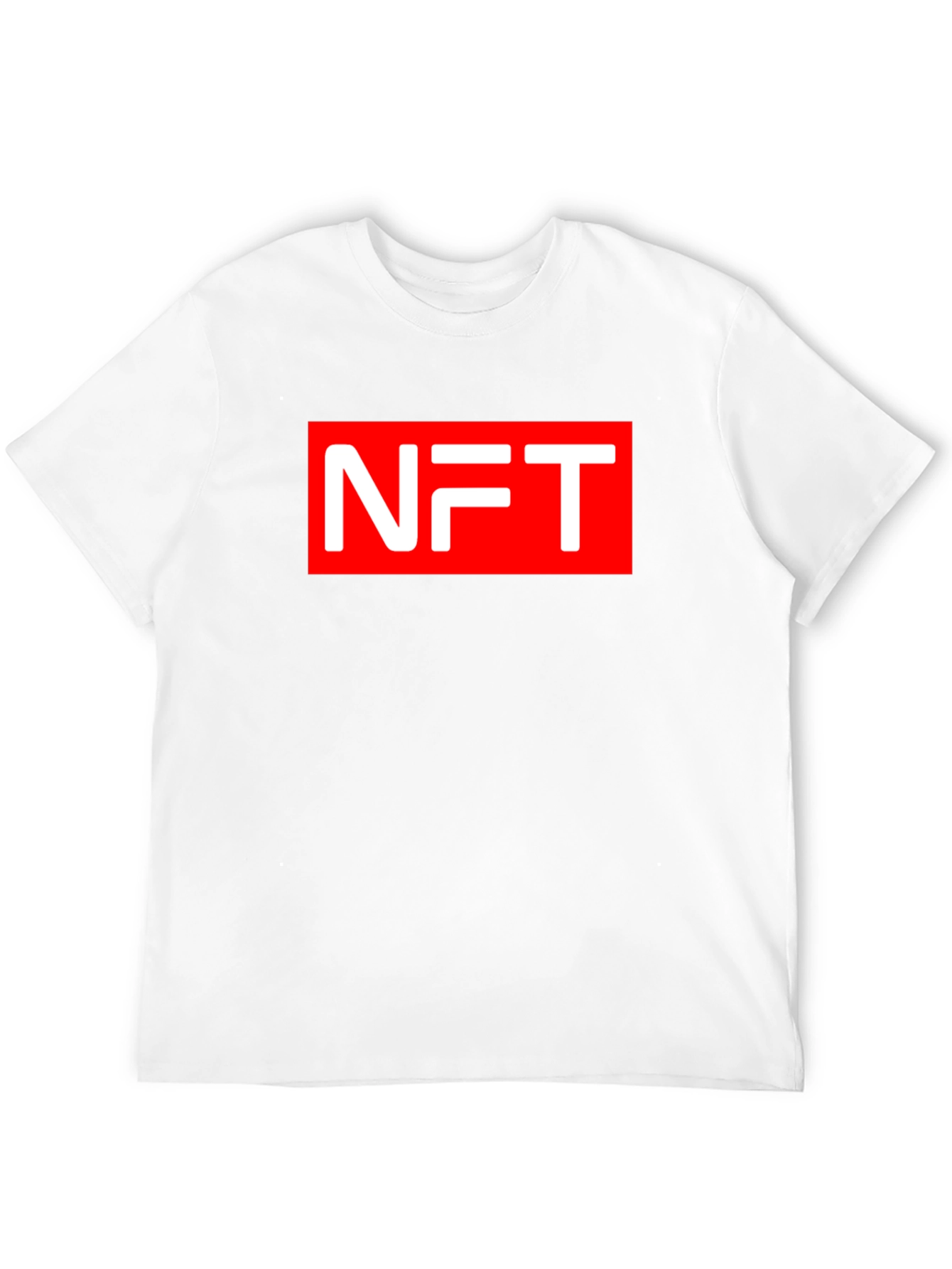 NFT Graphic Tee - Black Cotton Blend T-Shirt