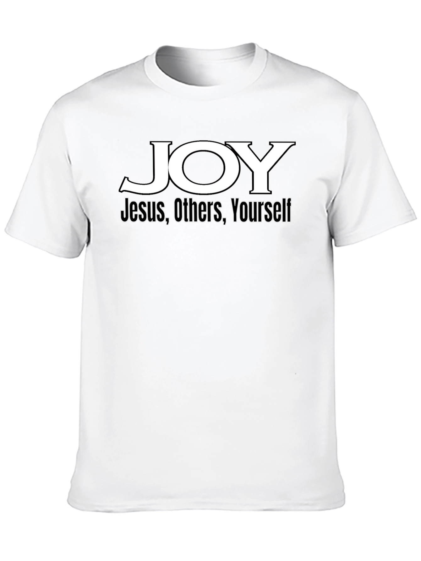JOY Christian T-Shirt - Jesus Others Yourself - Black