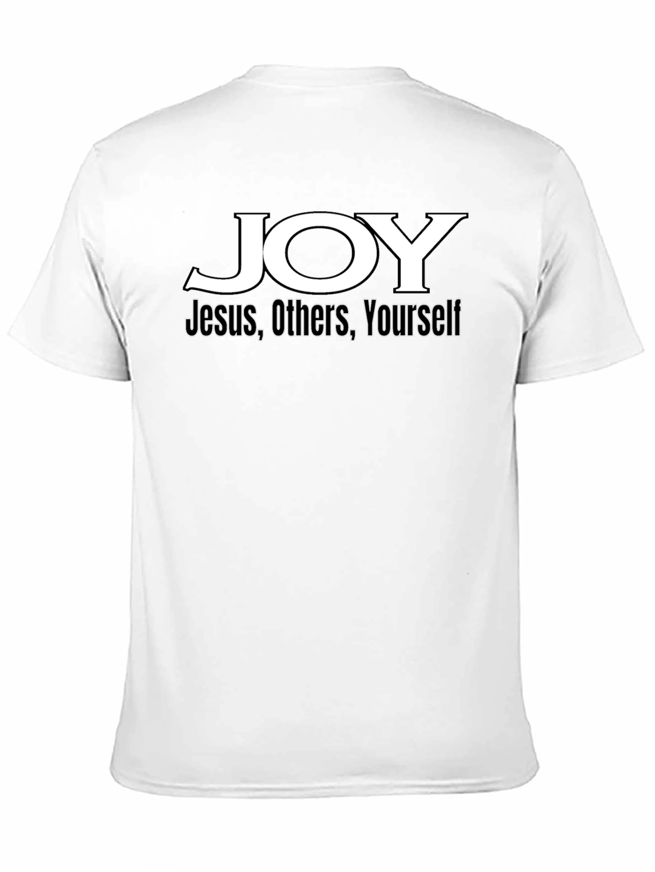 JOY Christian T-Shirt - Jesus Others Yourself - Black