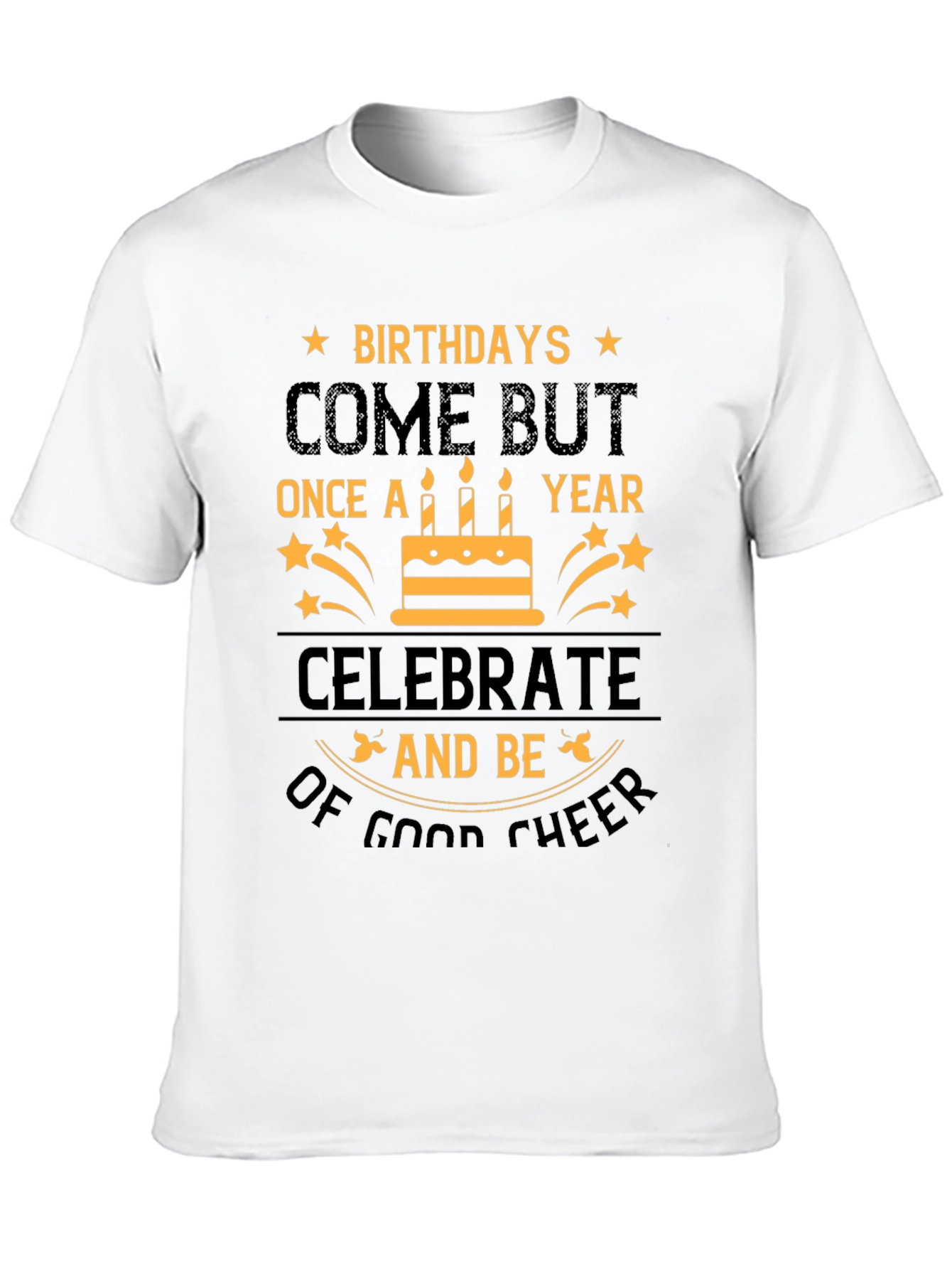 Birthday Cheer Graphic Tee - Celebrate in Style!