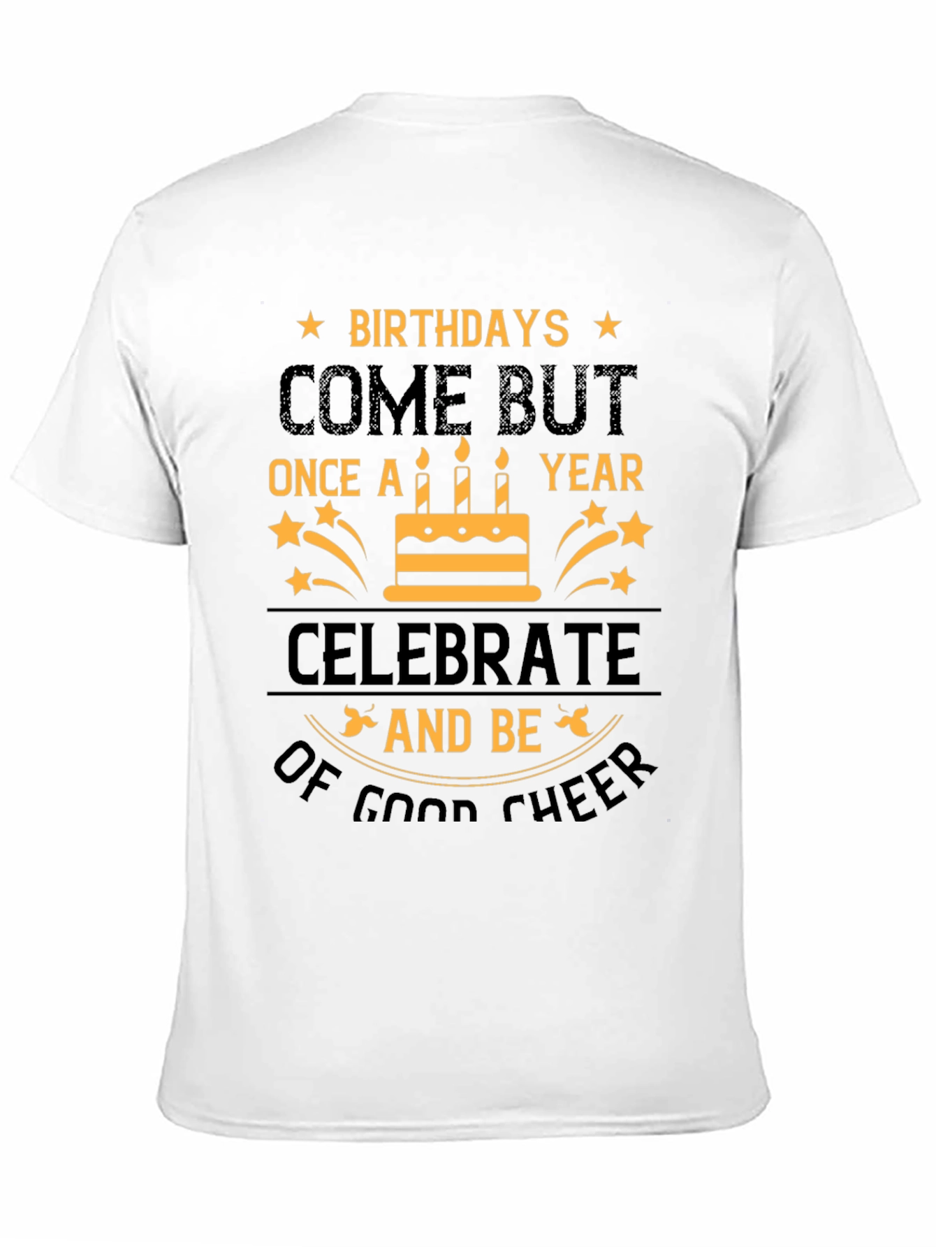 Birthday Cheer Graphic Tee - Celebrate in Style!