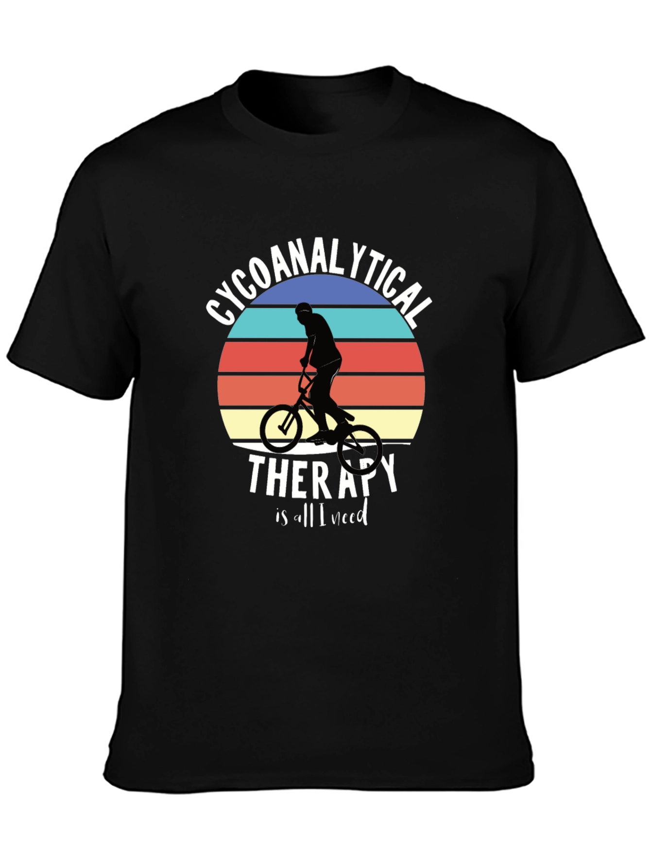 Psychoanalytical Therapy Biking T-Shirt