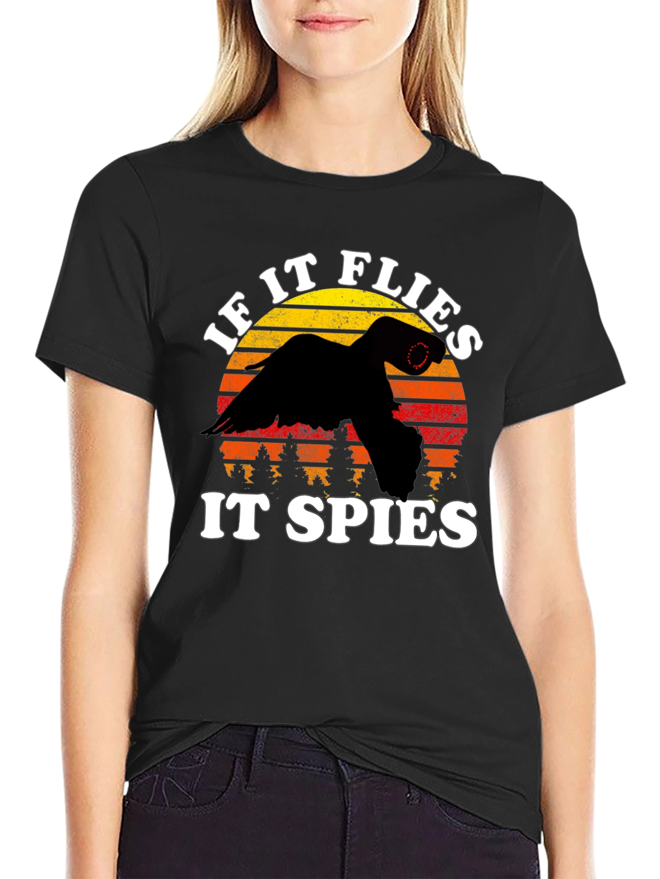 If It Flies It Spies Funny T-Shirt
