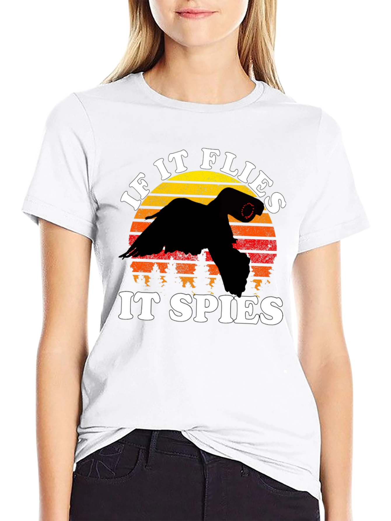 If It Flies It Spies Funny T-Shirt