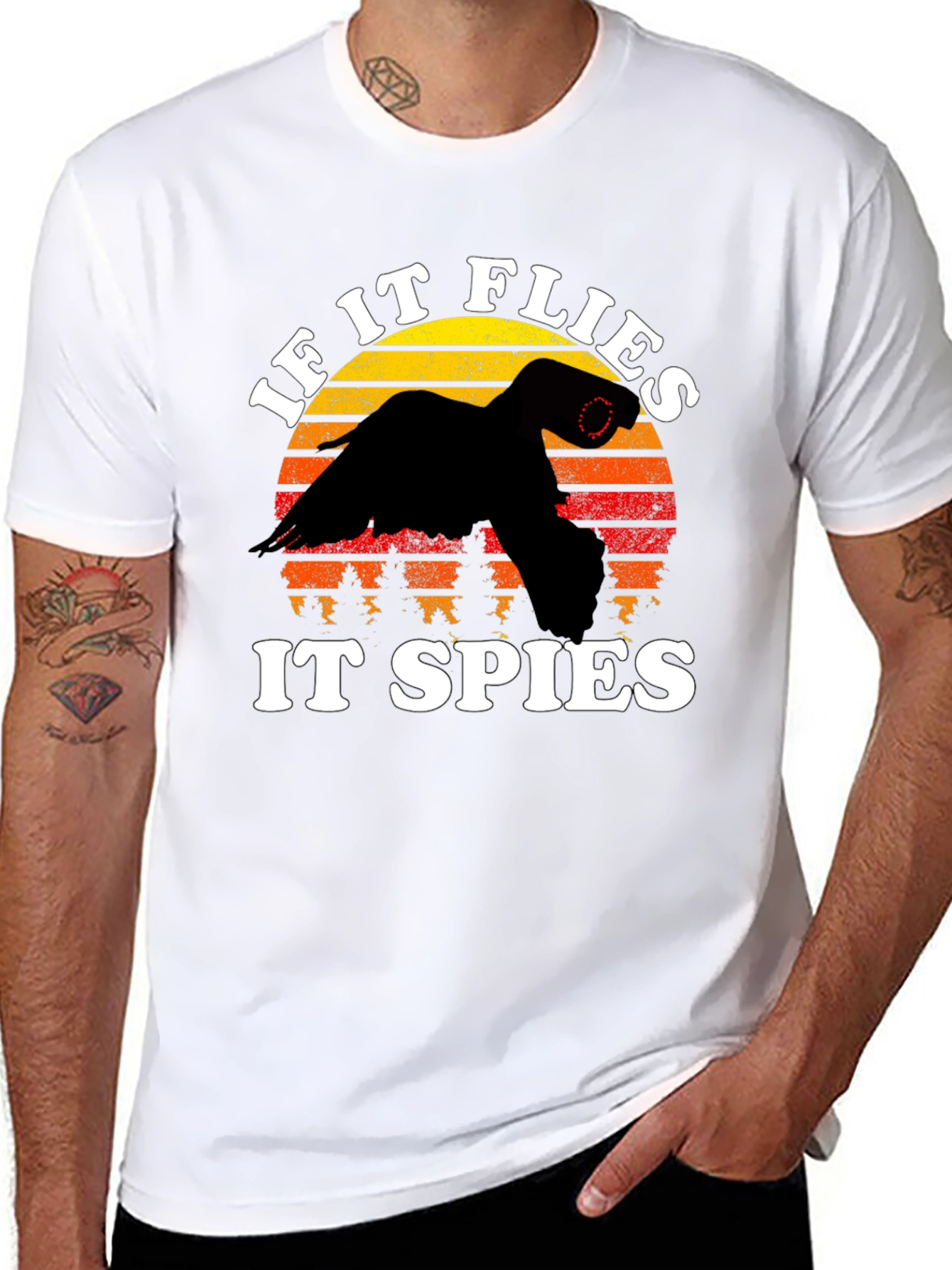 If It Flies It Spies Funny T-Shirt
