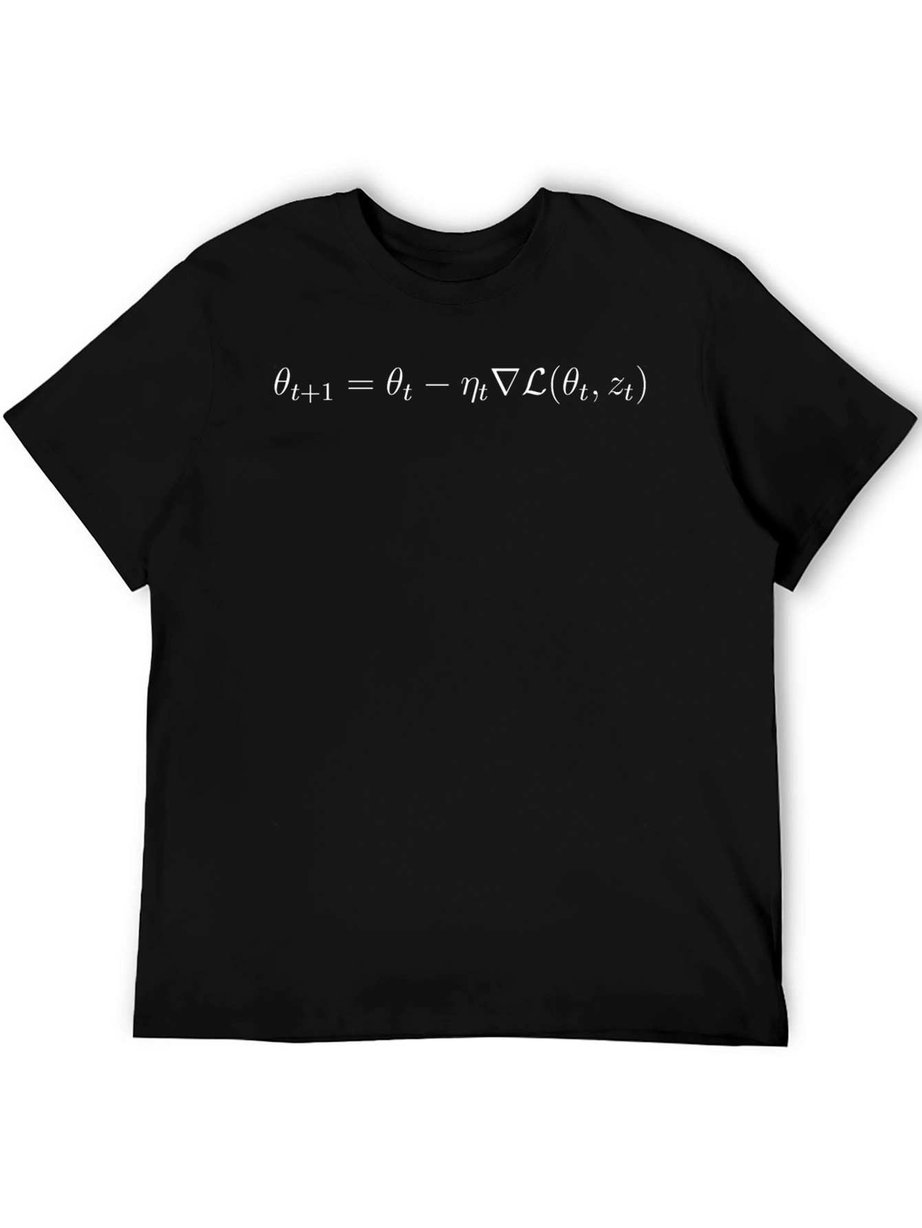 Algorithm T-Shirt - Black Cotton Blend