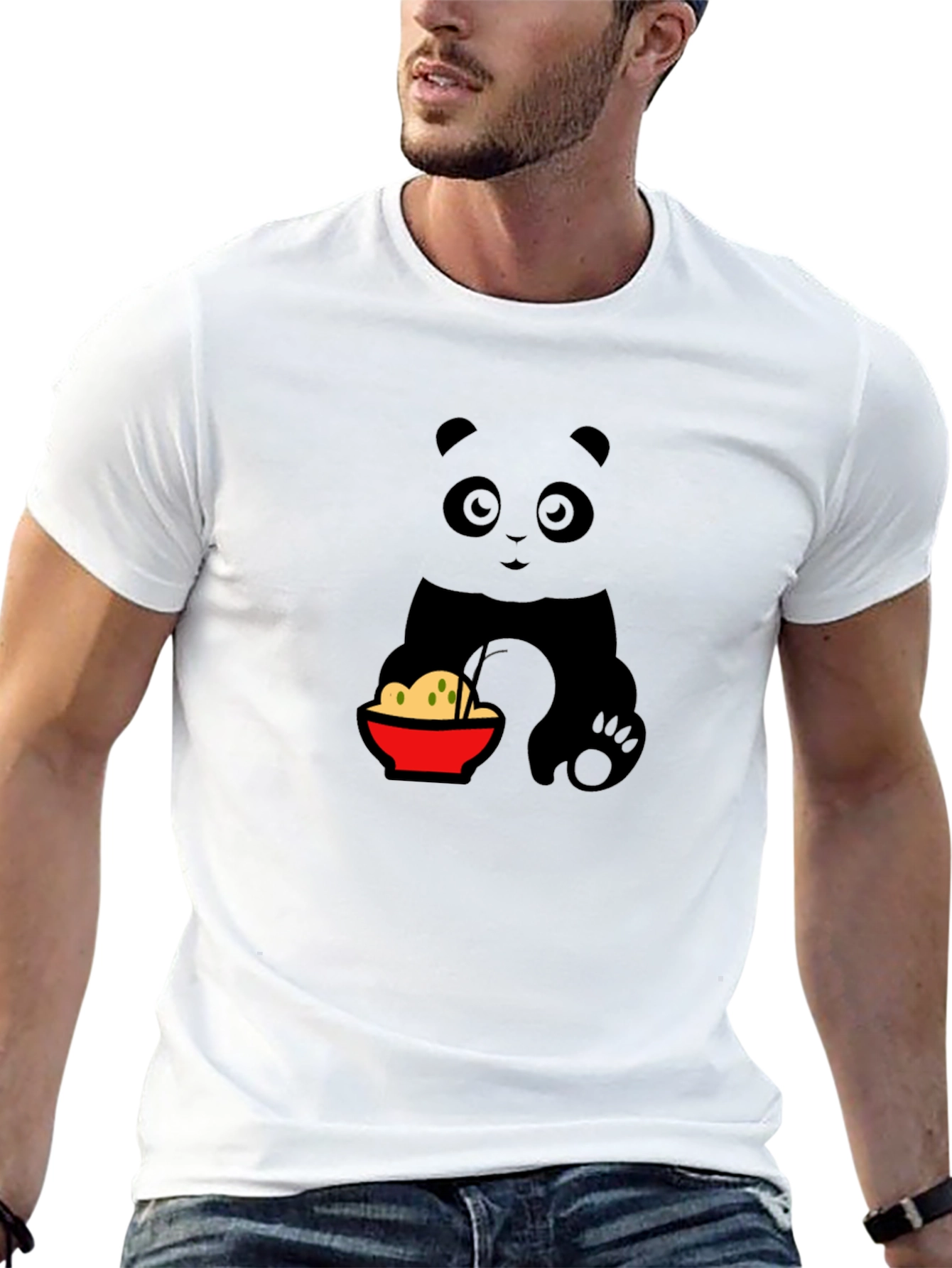 Panda Ramen T-Shirt - Cute Kawaii Design