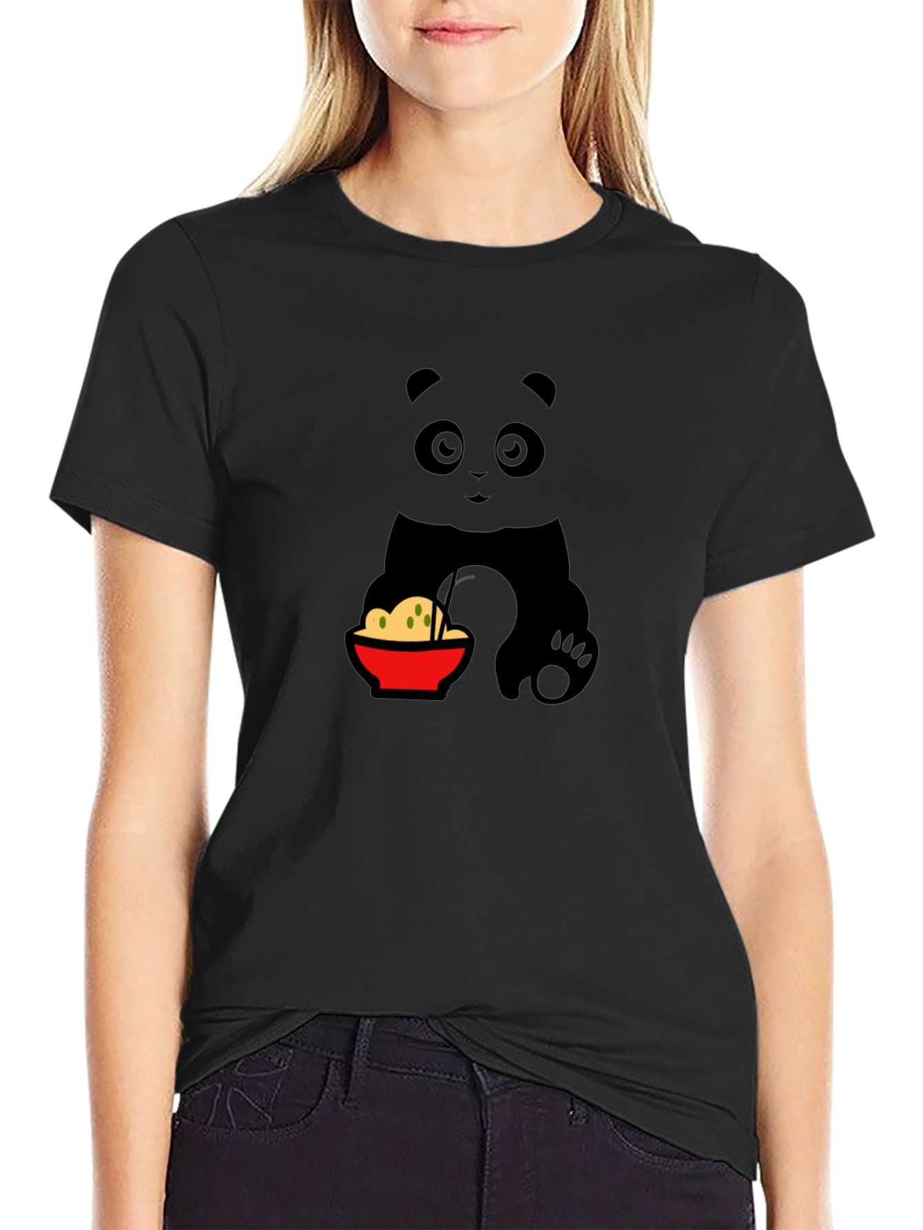Panda Ramen T-Shirt - Cute Kawaii Design