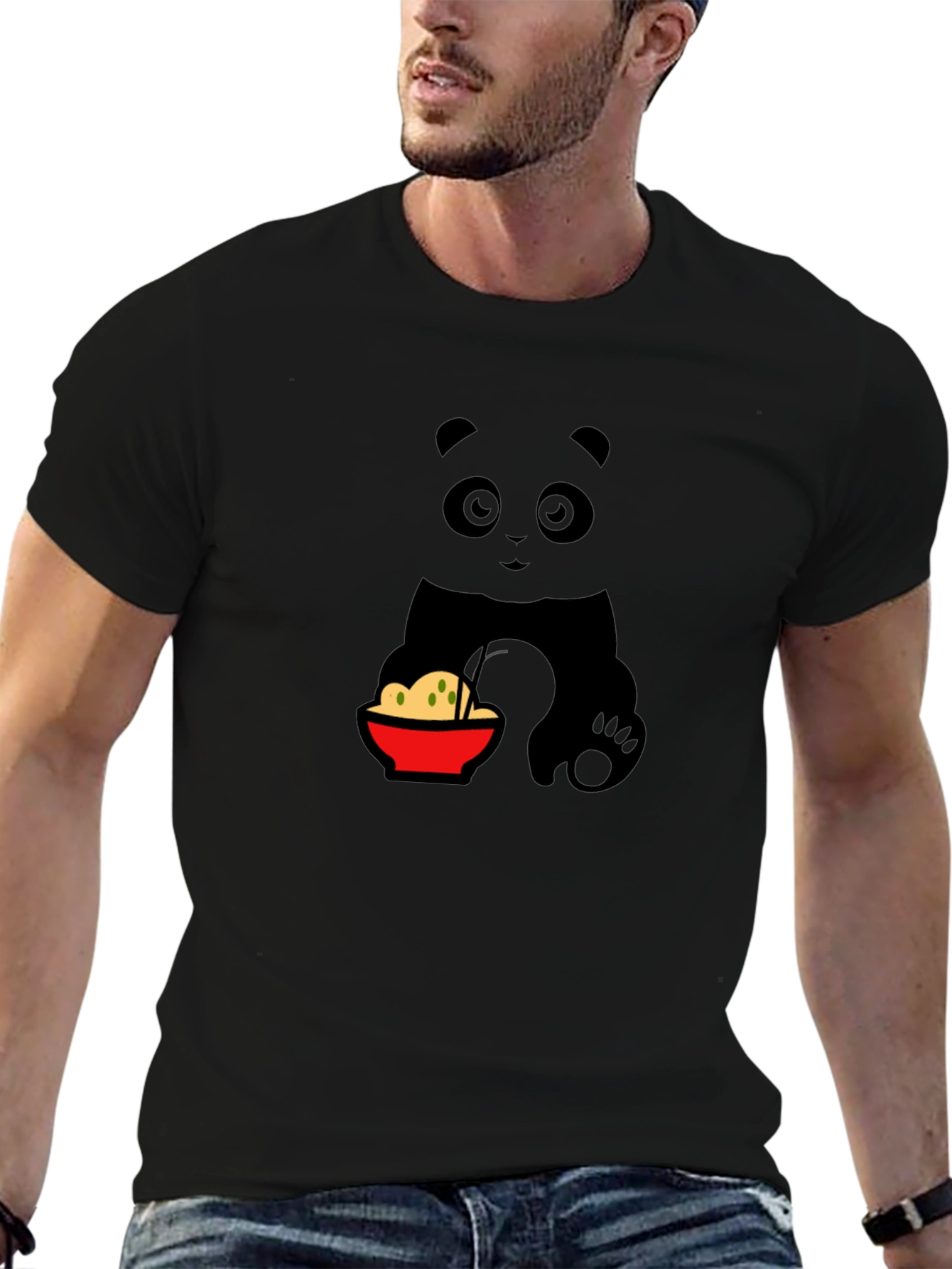 Panda Ramen T-Shirt - Cute Kawaii Design