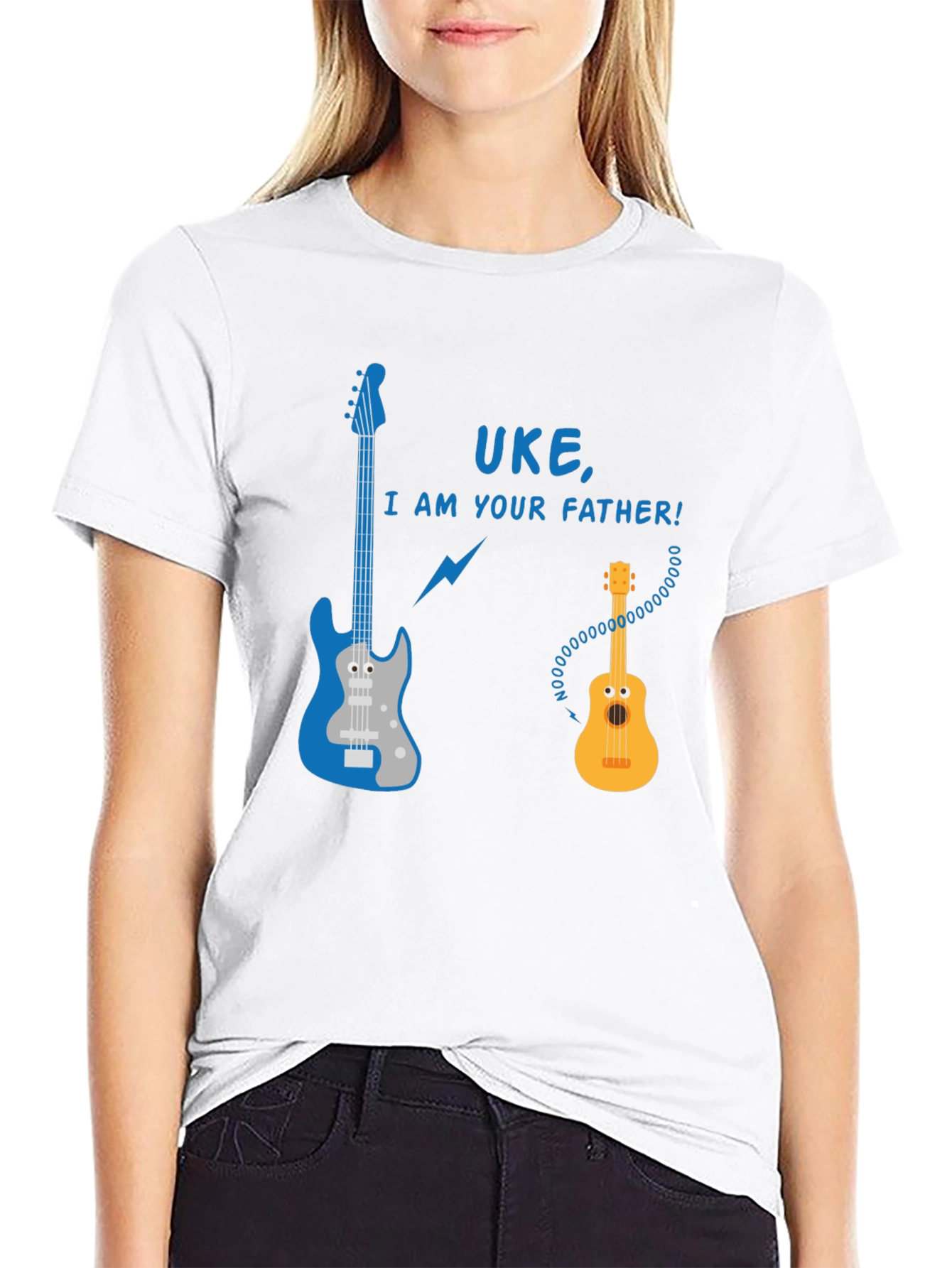 Uke I Am Your Father Guitar Graphic T-Shirt