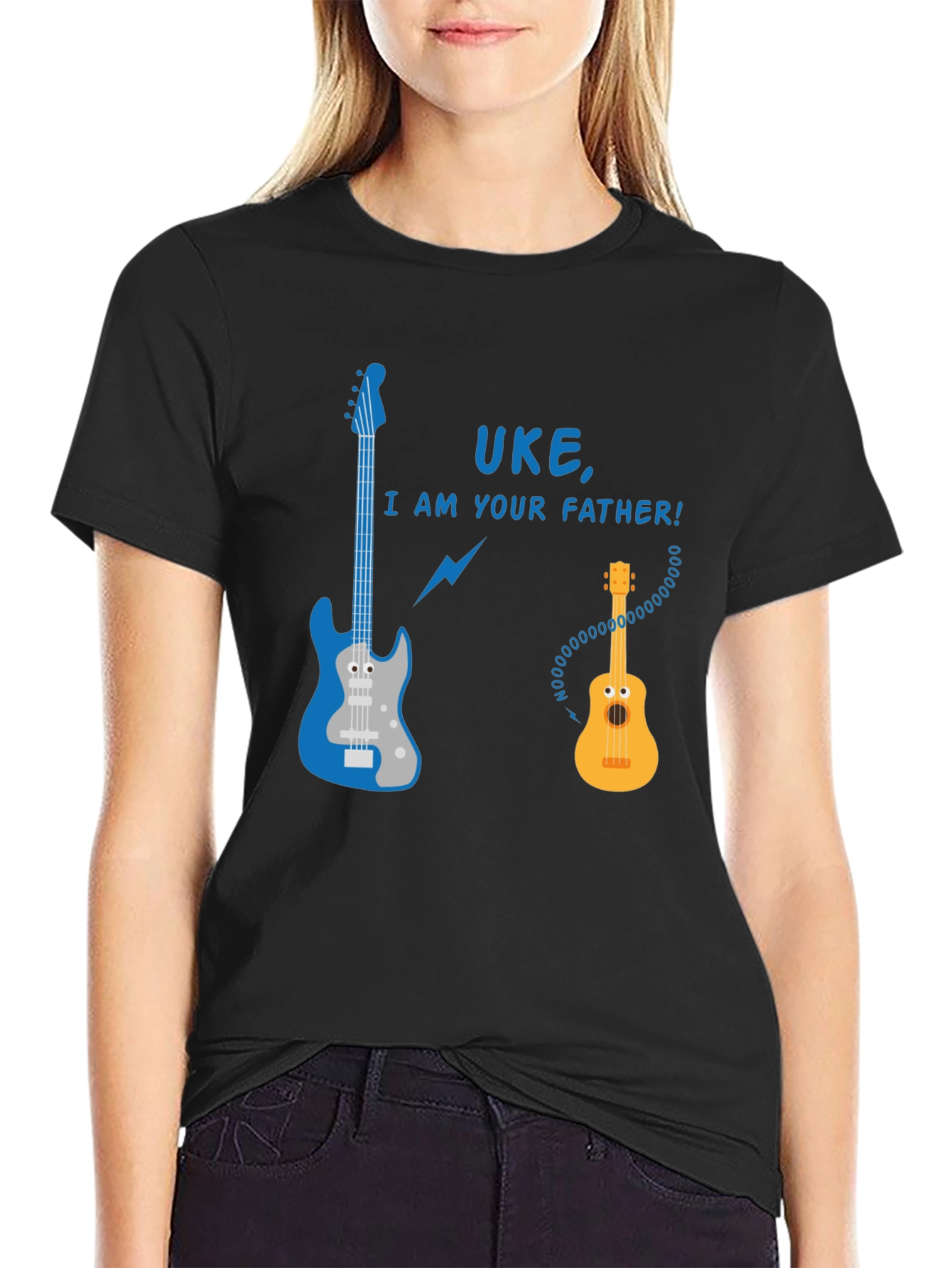 Uke I Am Your Father Guitar Graphic T-Shirt