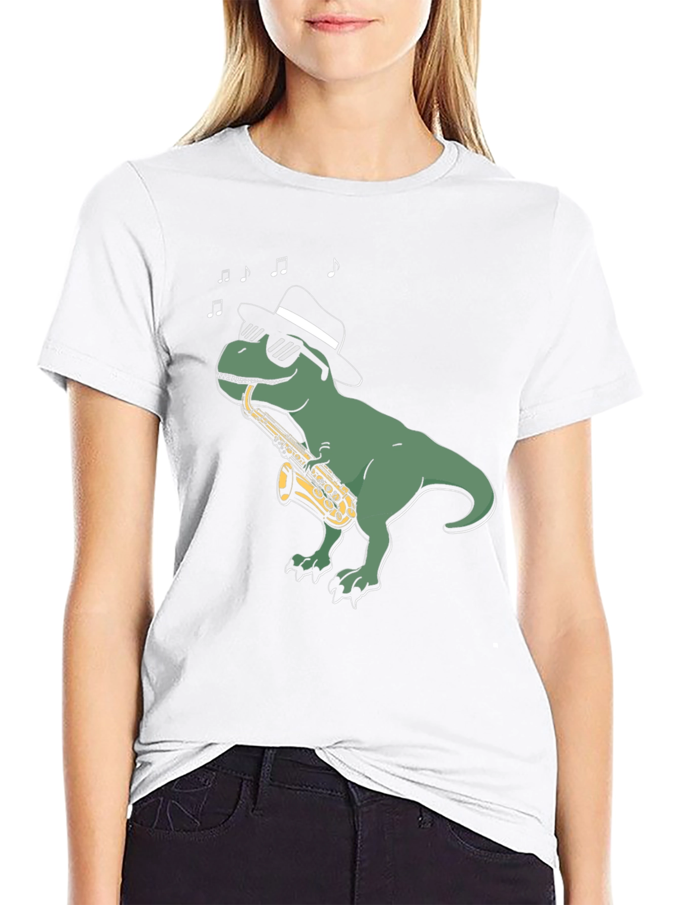 Cool Dino Saxophone T-Shirt