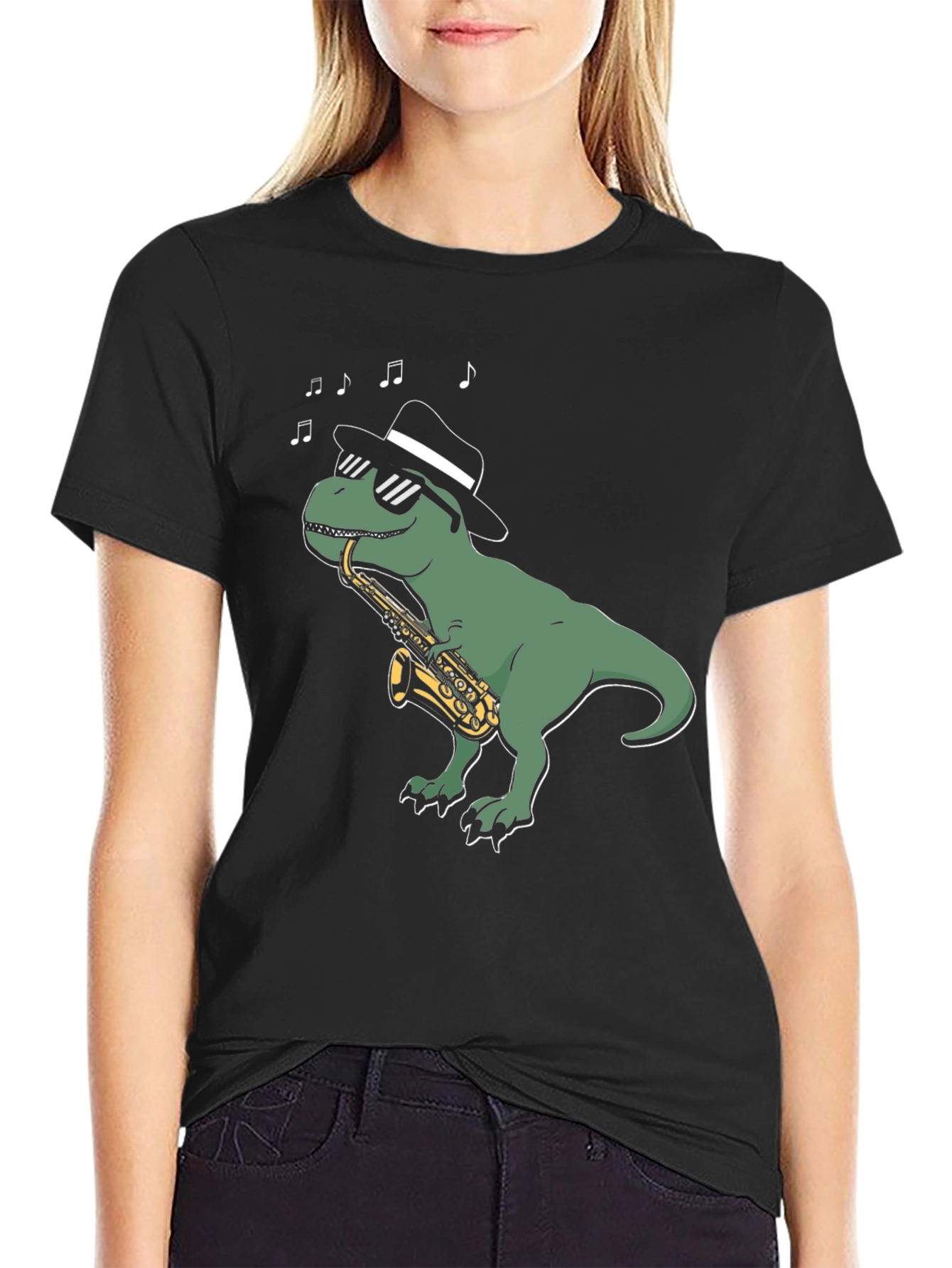Cool Dino Saxophone T-Shirt
