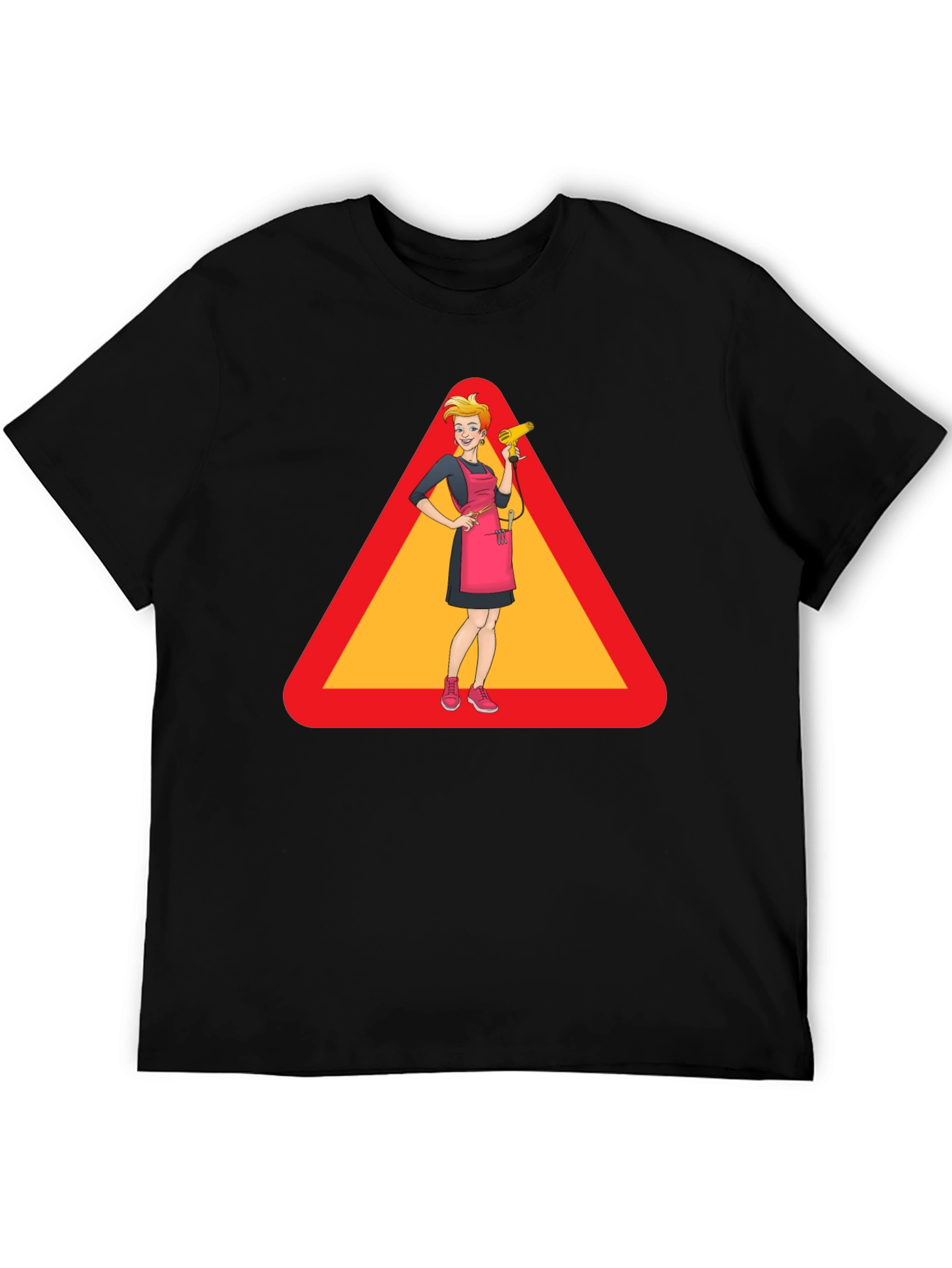 Caution: Stylish Hairdresser T-Shirt