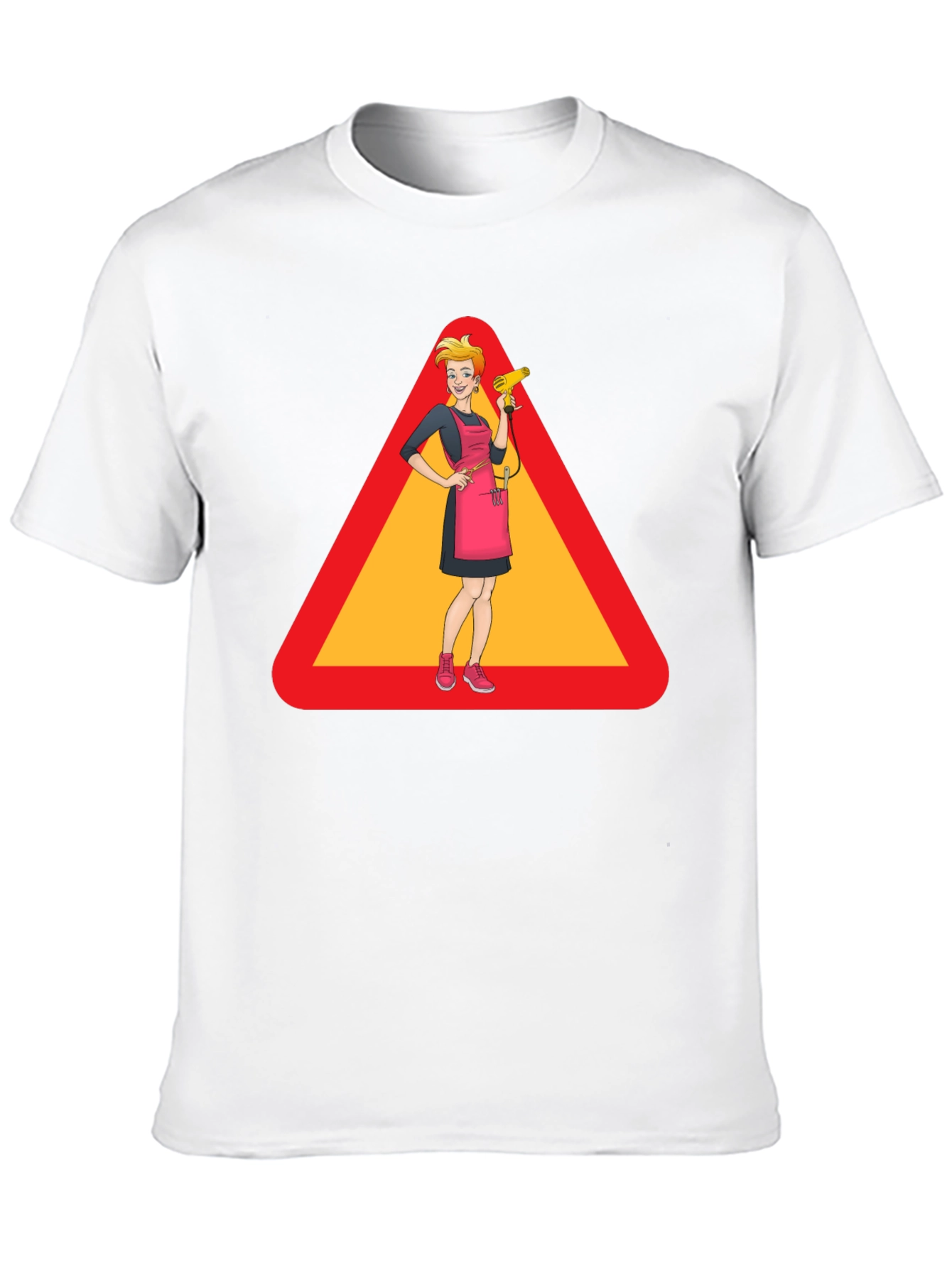 Caution: Stylish Hairdresser T-Shirt