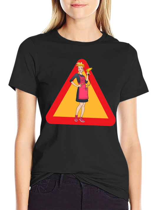 Caution: Stylish Hairdresser T-Shirt